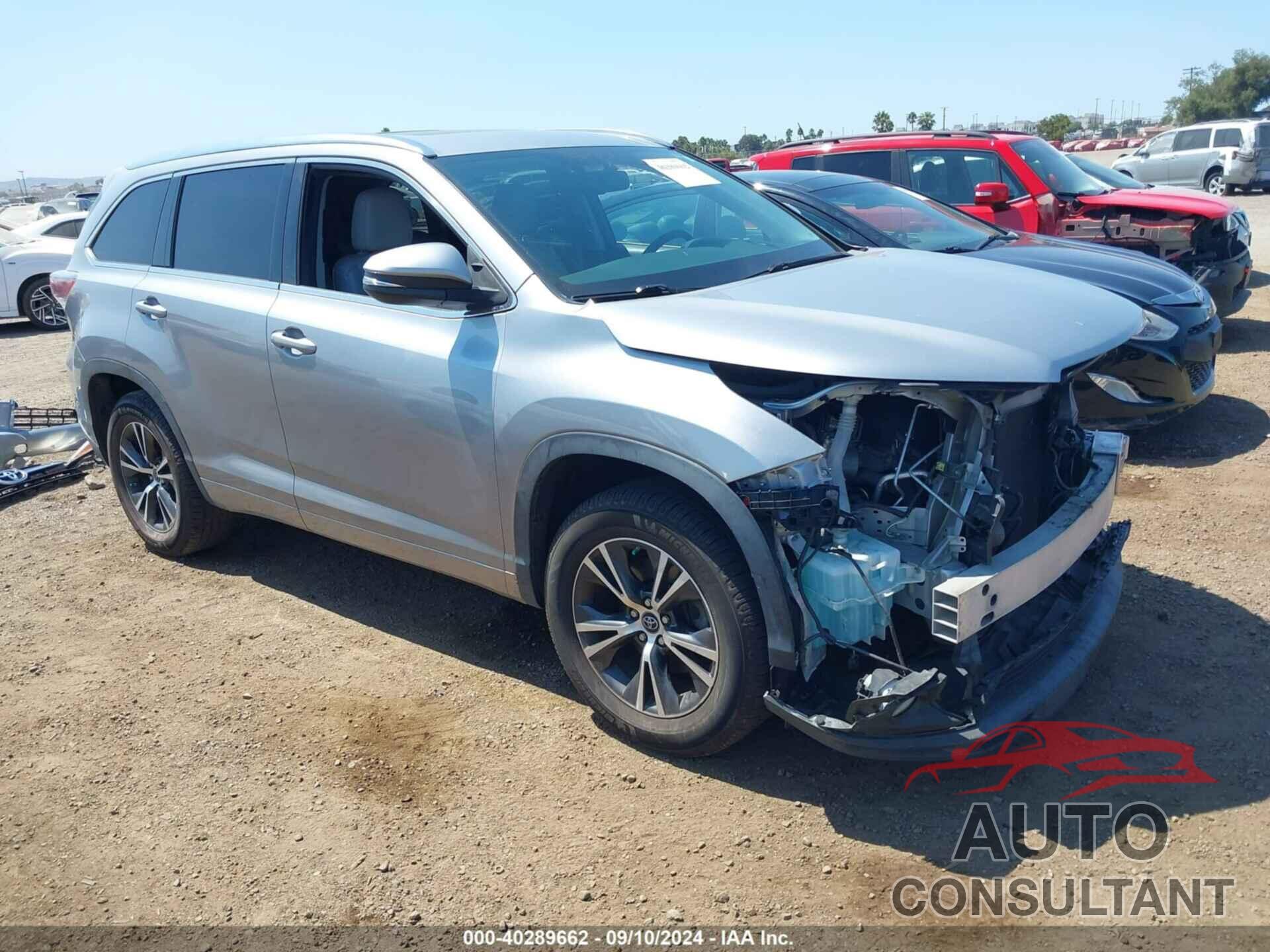 TOYOTA HIGHLANDER 2016 - 5TDKKRFH3GS141625