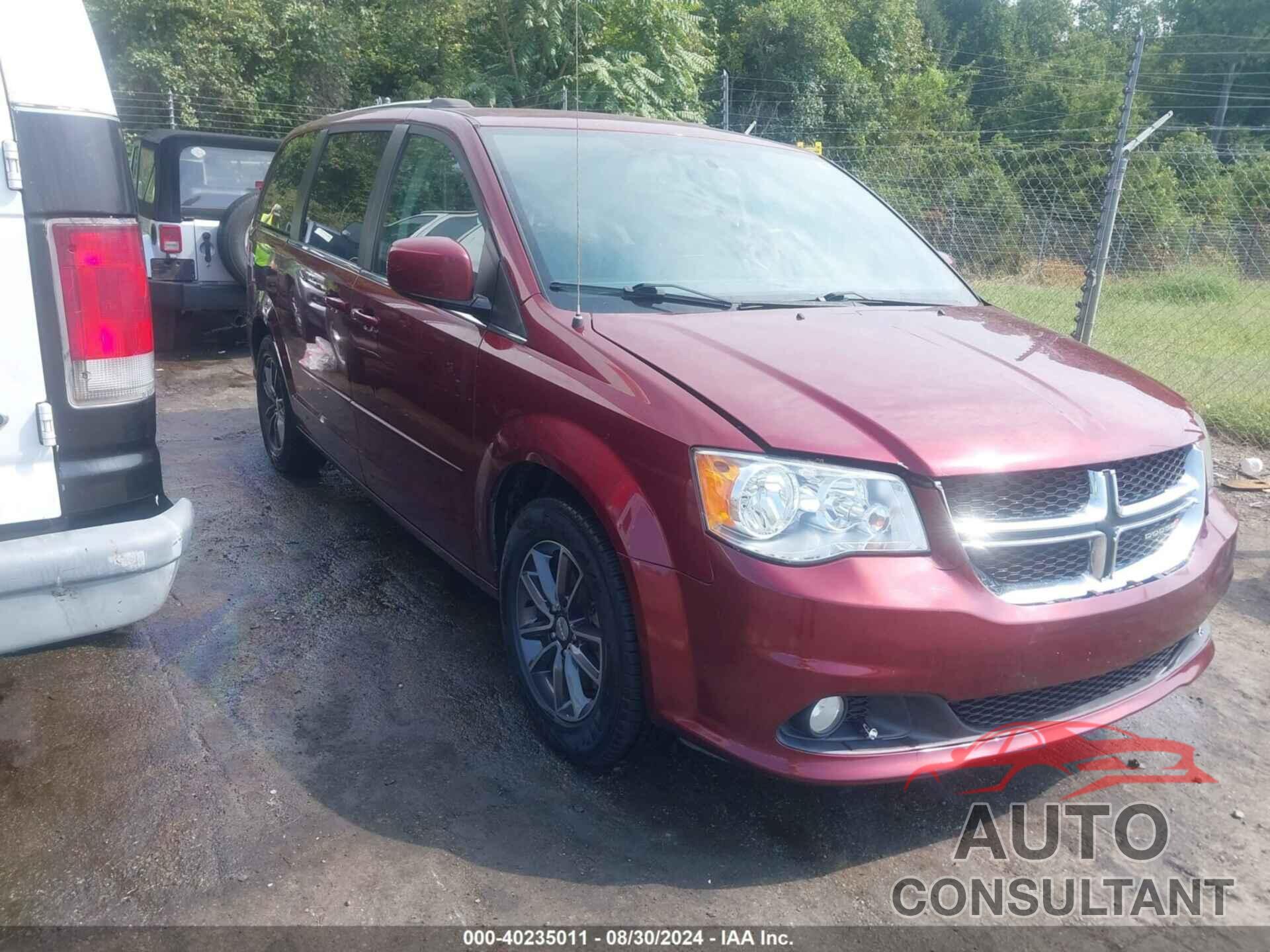 DODGE GRAND CARAVAN 2017 - 2C4RDGCG4HR825215