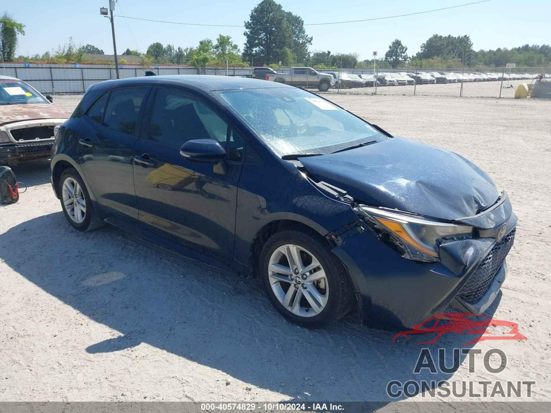 TOYOTA COROLLA 2020 - JTND4RBE7L3089356