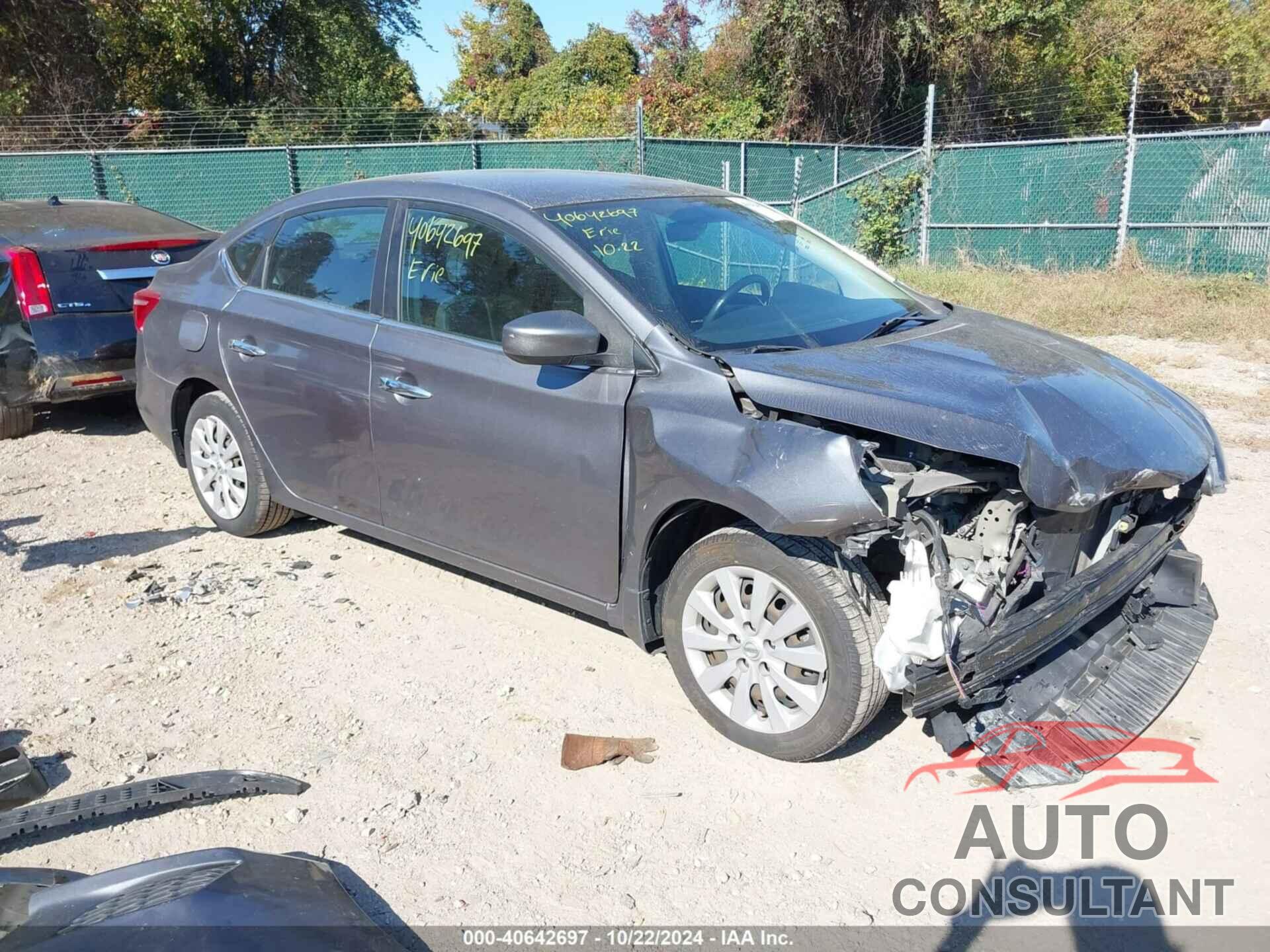 NISSAN SENTRA 2018 - 3N1AB7AP5JY215452