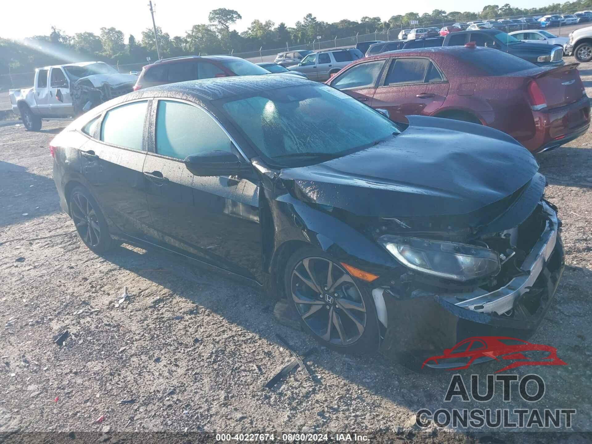HONDA CIVIC 2019 - 2HGFC2F84KH597227