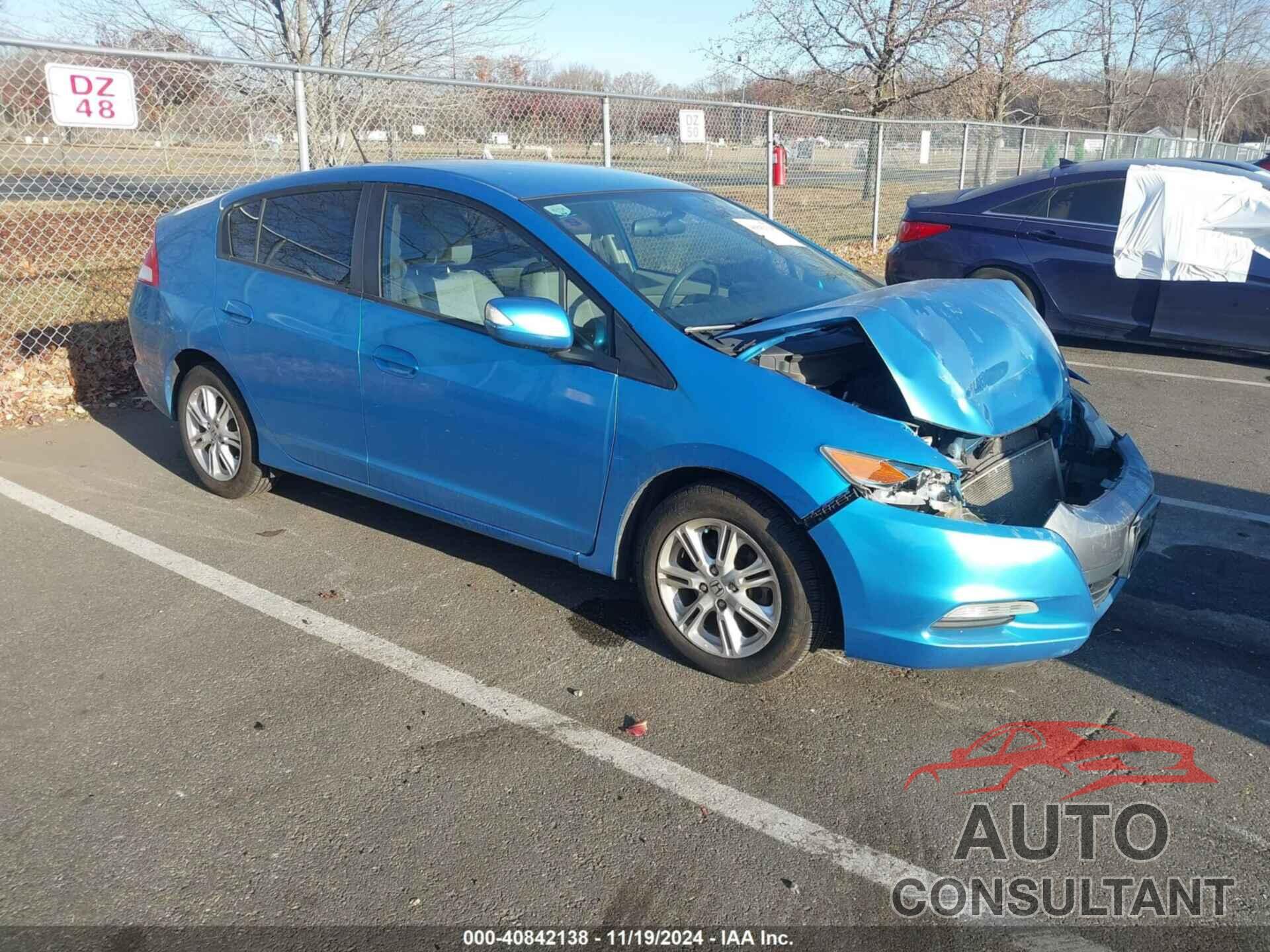 HONDA INSIGHT 2010 - JHMZE2H75AS027835