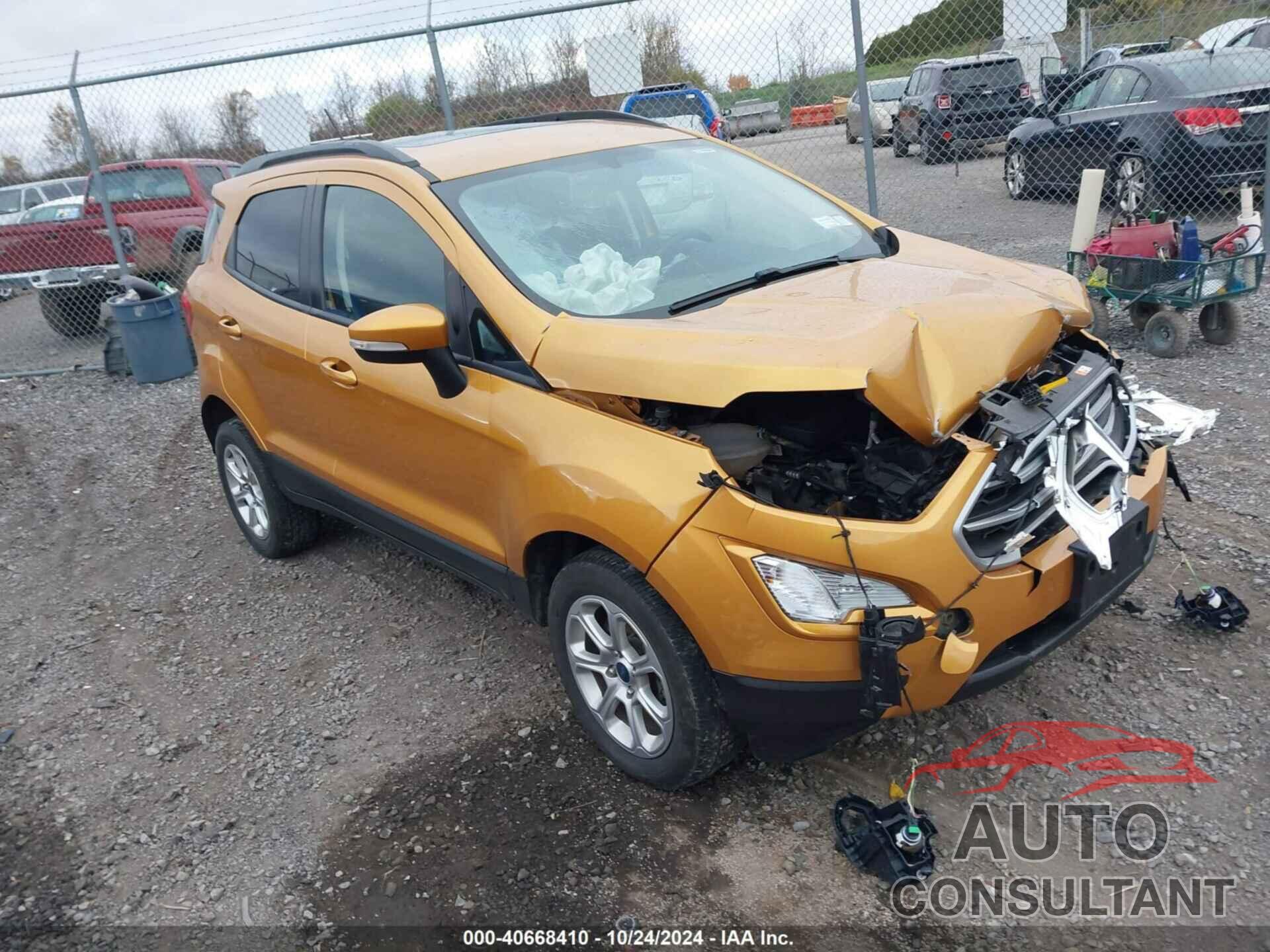 FORD ECOSPORT 2022 - MAJ6S3GL0NC458302