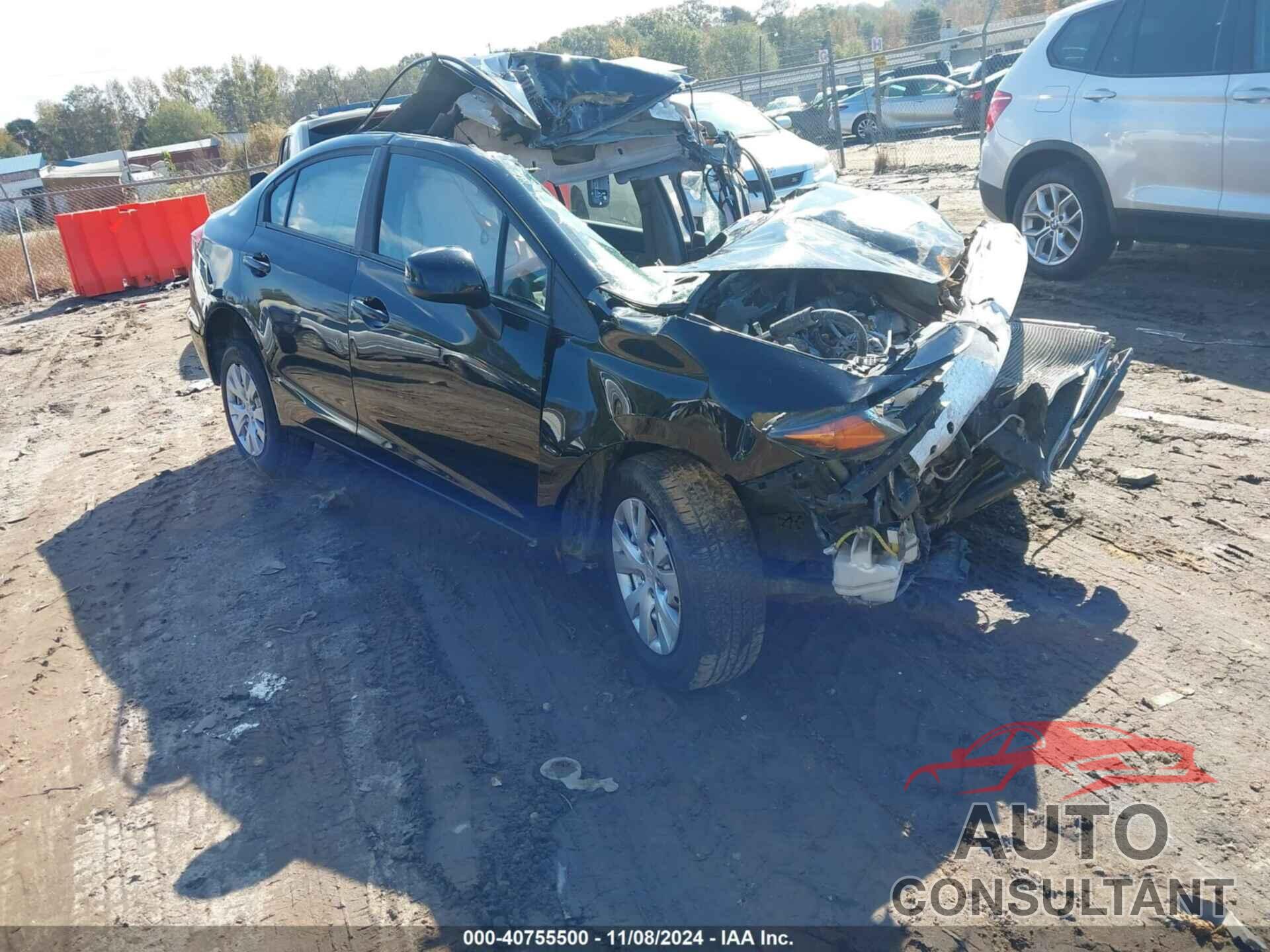 HONDA CIVIC 2012 - 19XFB2F54CE392026