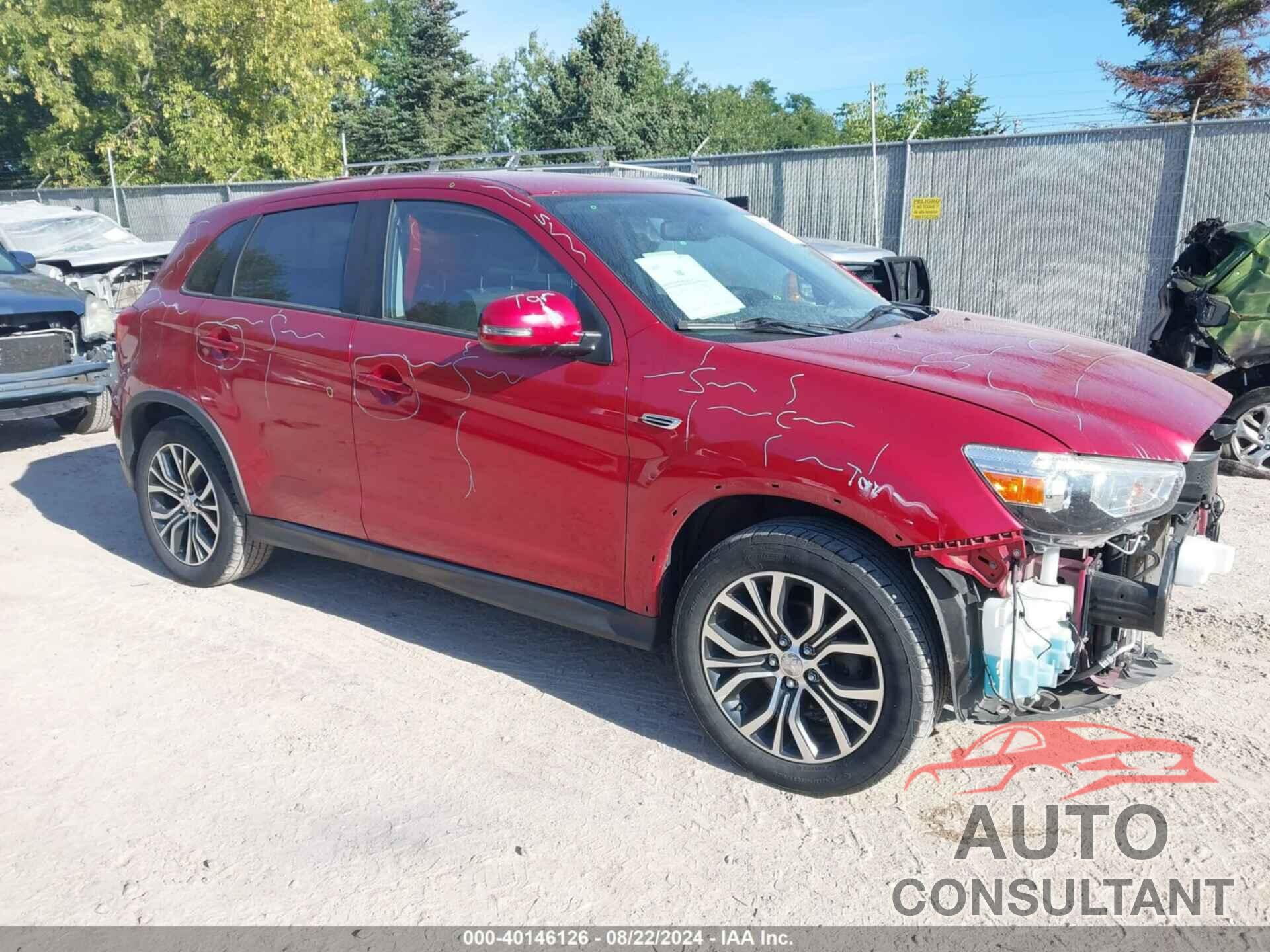 MITSUBISHI OUTLANDER SPORT 2018 - JA4AR3AW7JU014450