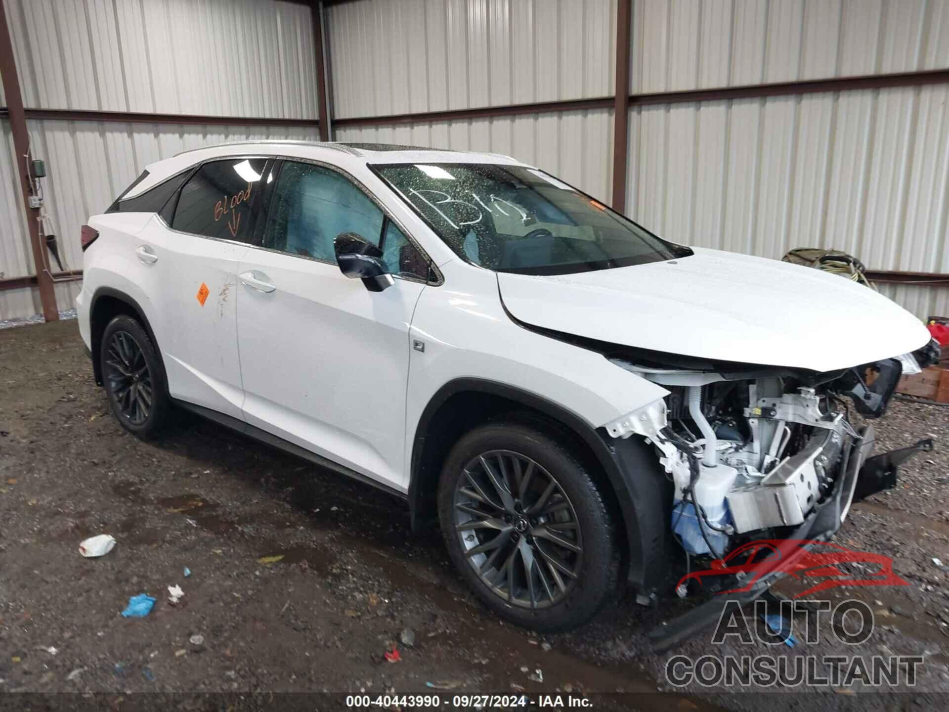 LEXUS RX 2022 - 2T2YZMDA4NC358763