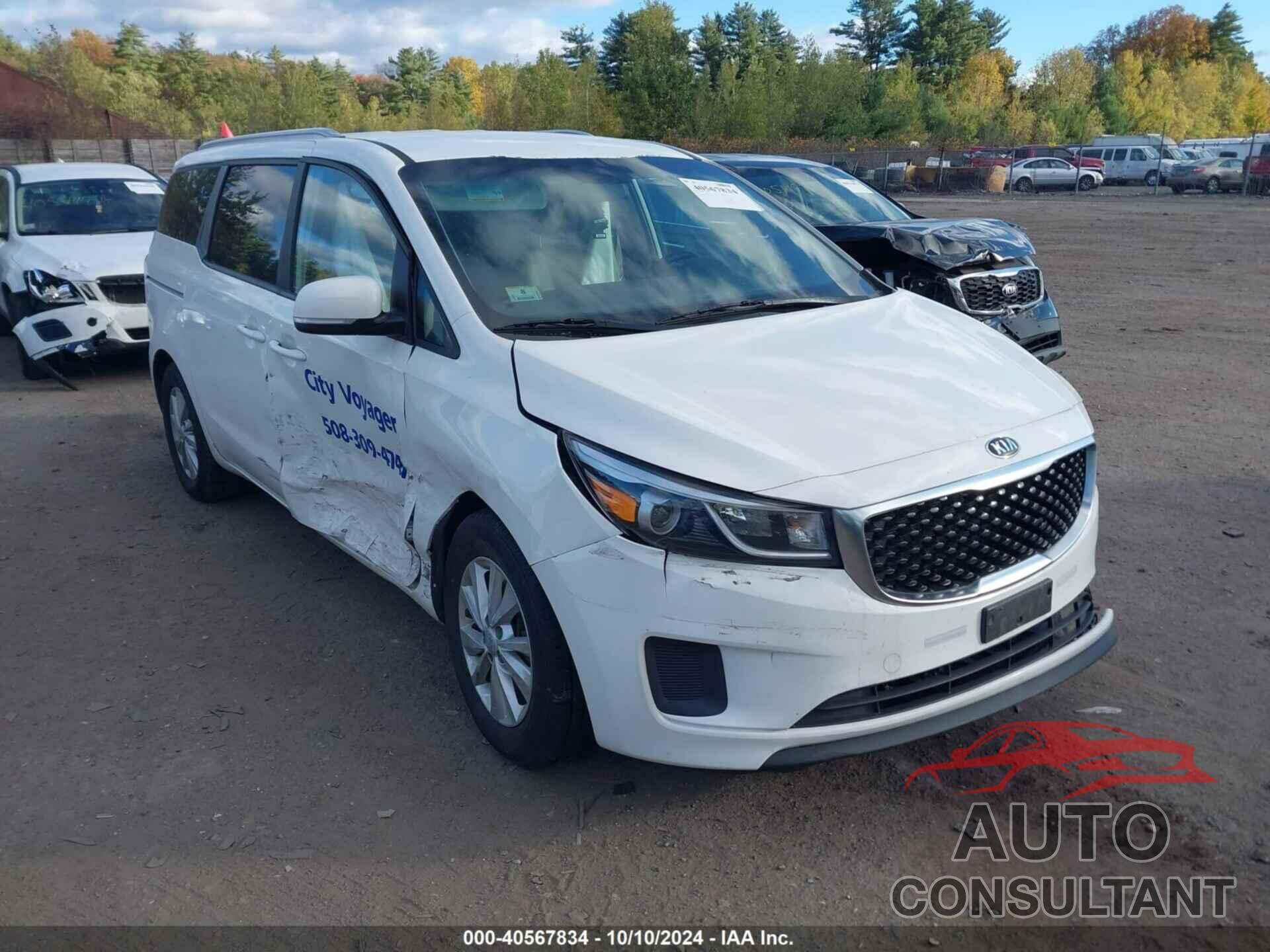KIA SEDONA 2016 - KNDMB5C15G6195226