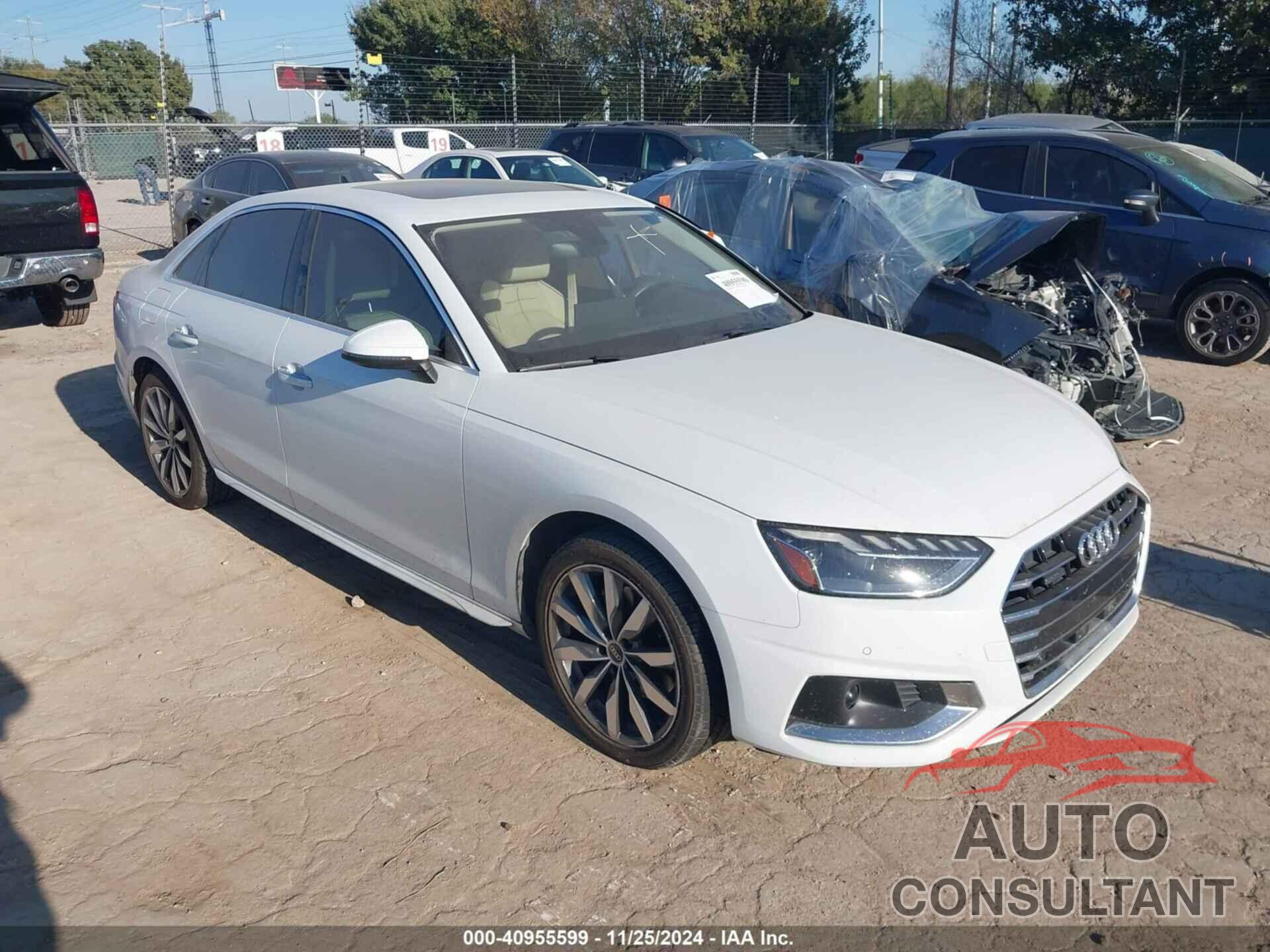 AUDI A4 2023 - WAUBBAF49PA036421