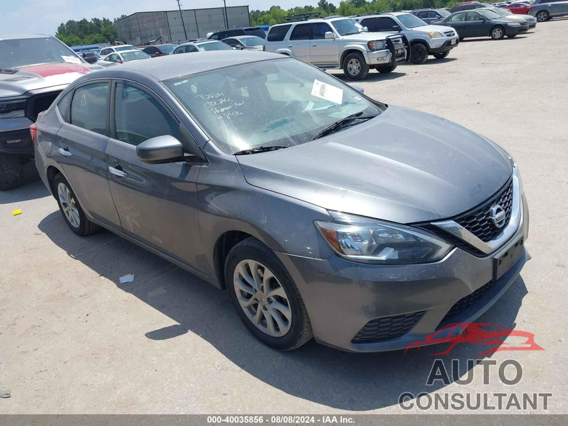 NISSAN SENTRA 2019 - 3N1AB7AP7KY428436