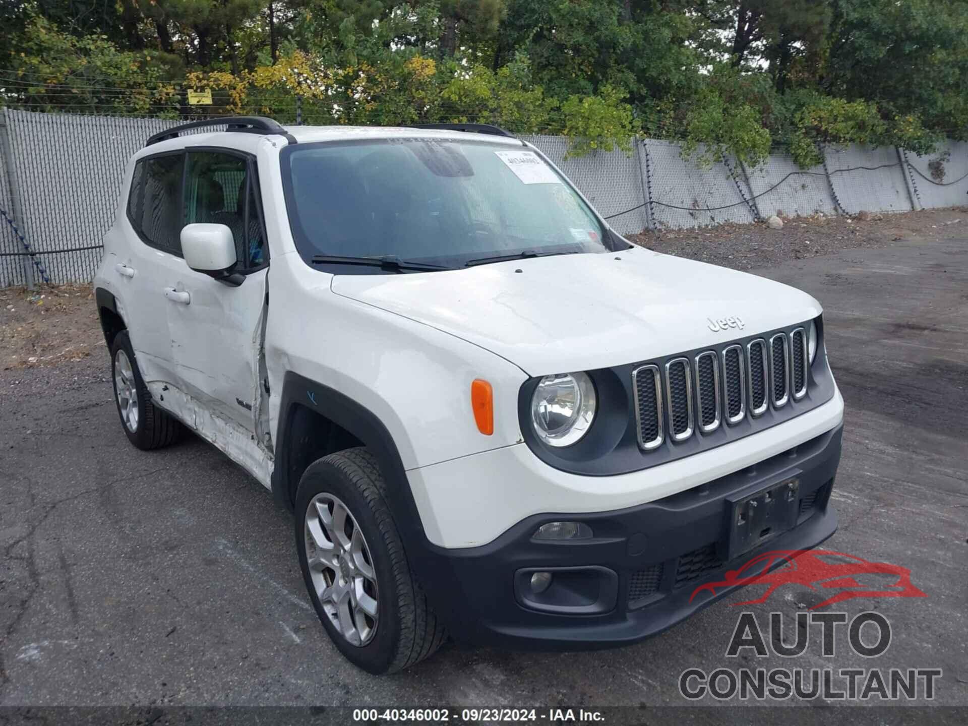 JEEP RENEGADE 2017 - ZACCJBBBXHPF91576