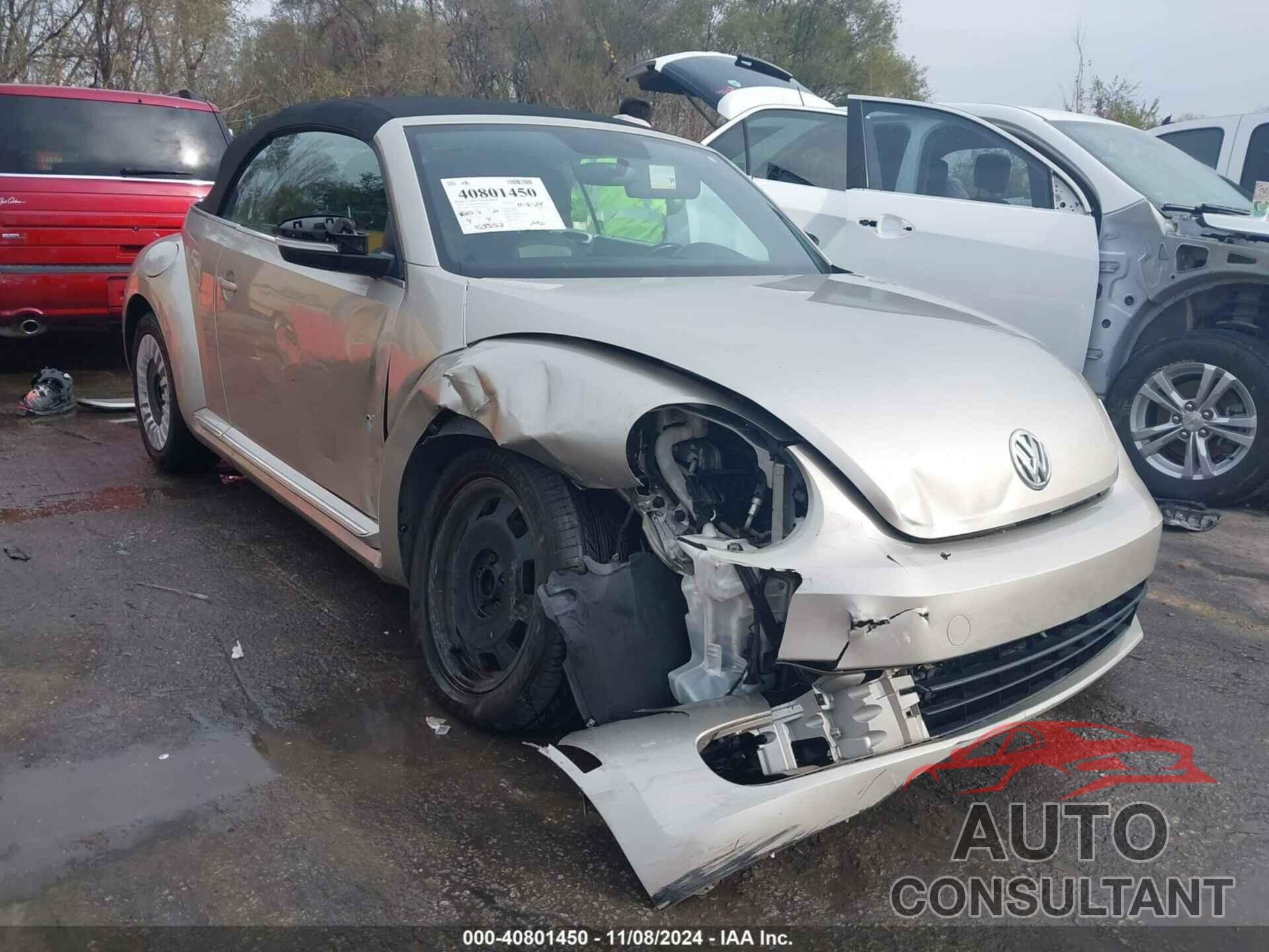 VOLKSWAGEN BEETLE 2014 - 3VW517AT3EM811782