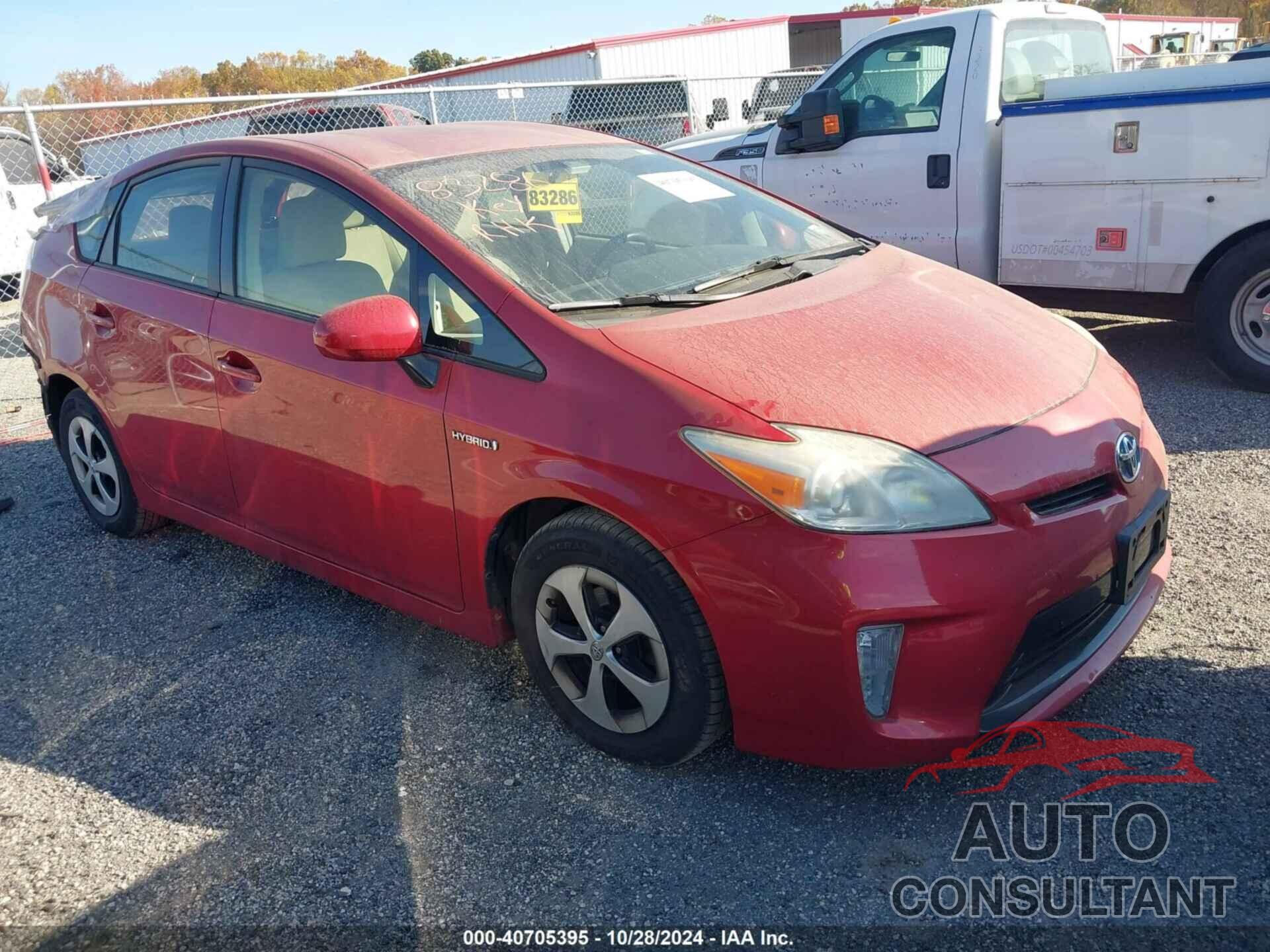 TOYOTA PRIUS 2012 - JTDKN3DU5C5526852