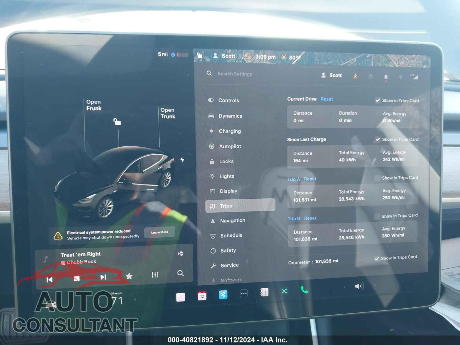 TESLA MODEL 3 2018 - 5YJ3E1EB3JF109358