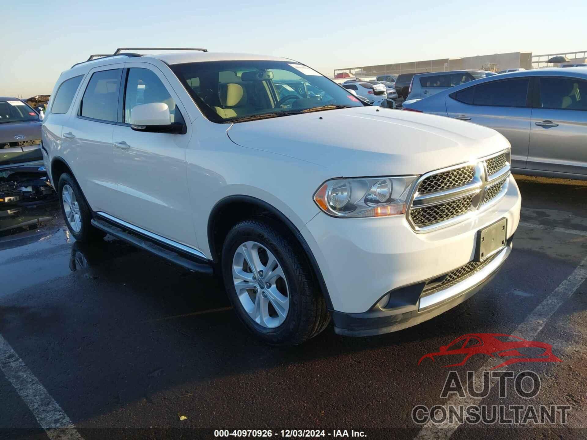 DODGE DURANGO 2012 - 1C4RDJDG2CC358602