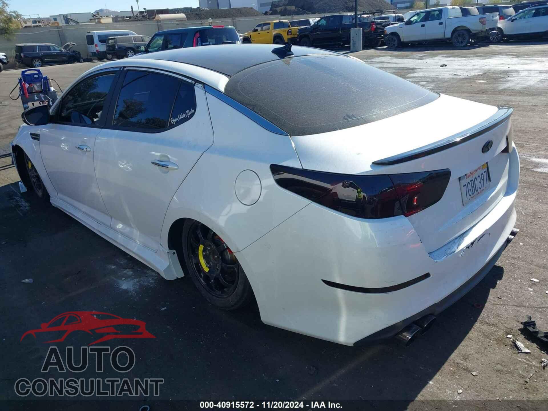KIA OPTIMA 2015 - KNAGM4A71F5546630