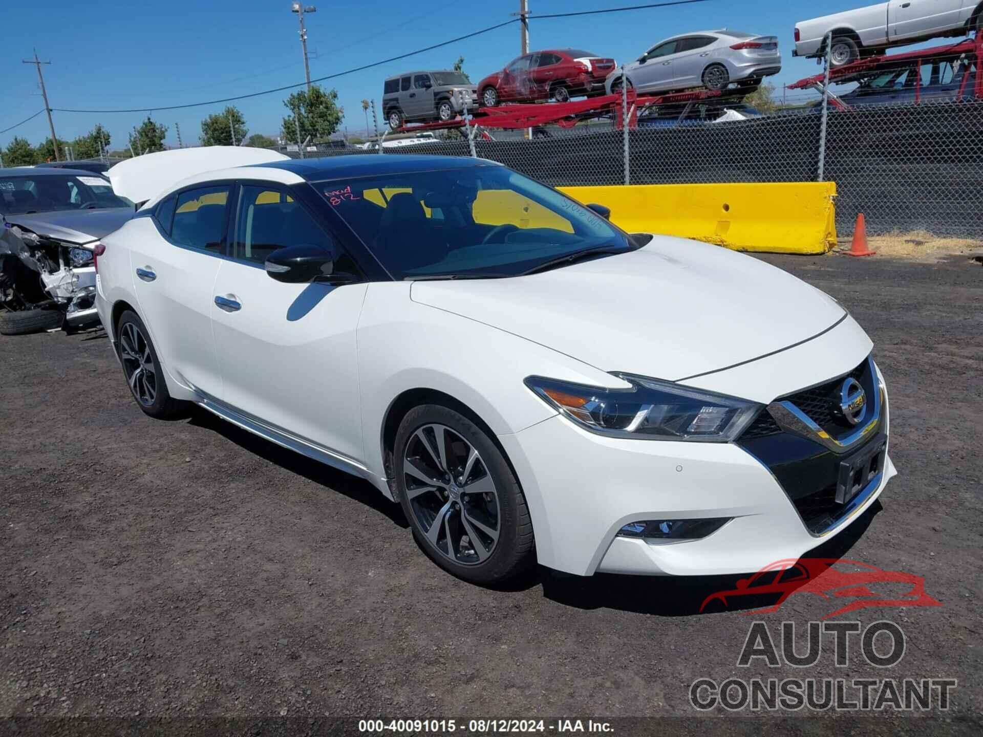 NISSAN MAXIMA 2018 - 1N4AA6AP6JC402157