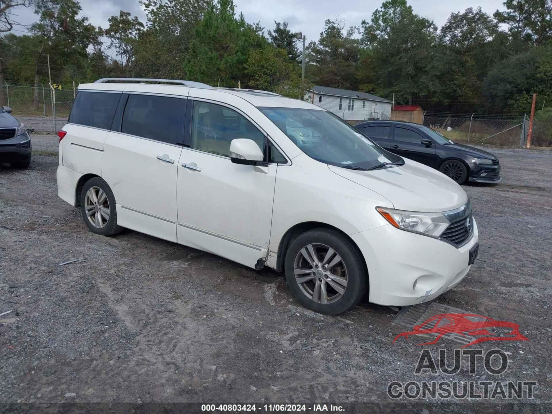 NISSAN QUEST 2013 - JN8AE2KP0D9064864