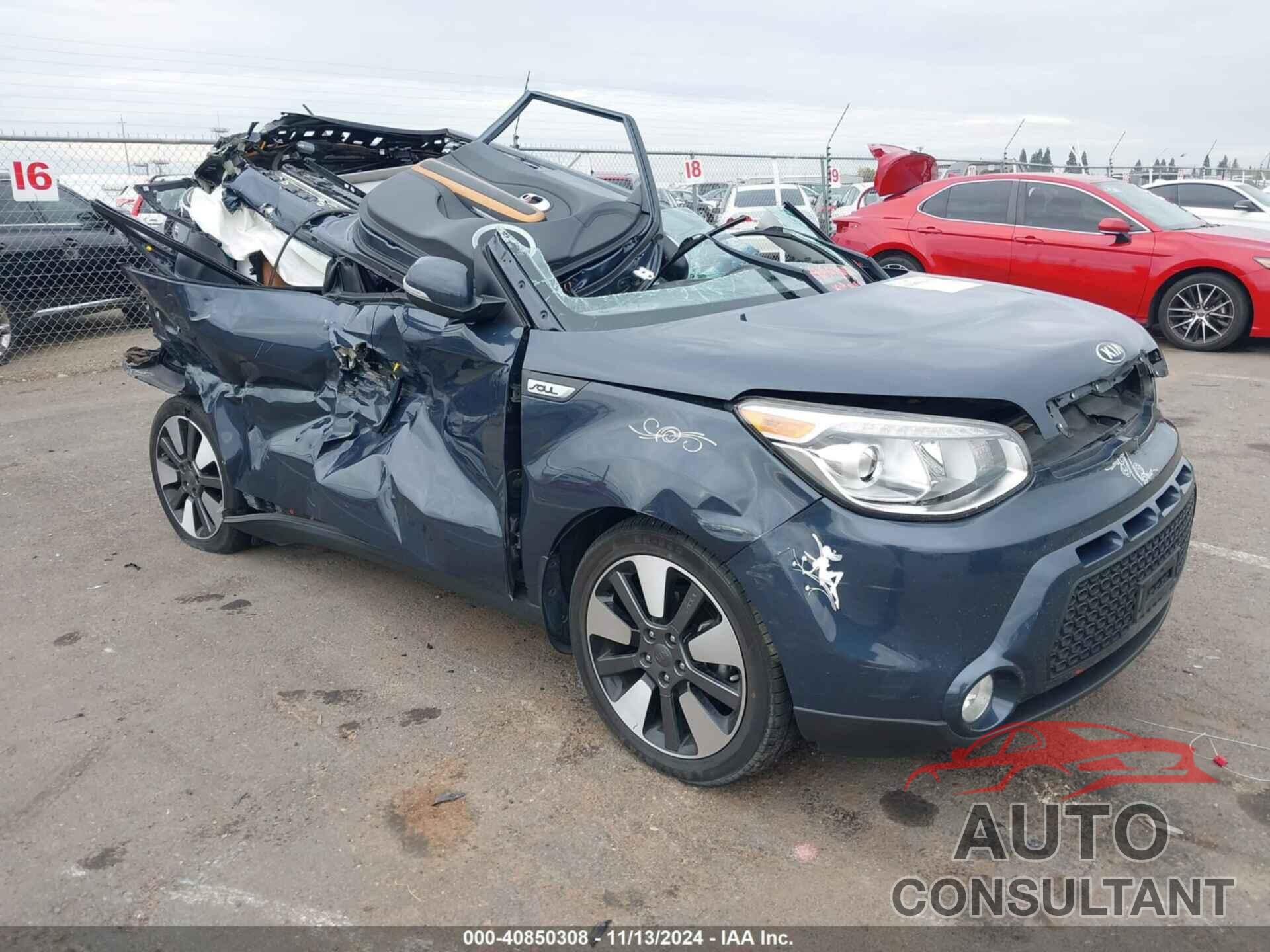 KIA SOUL 2016 - KNDJX3A51G7282291