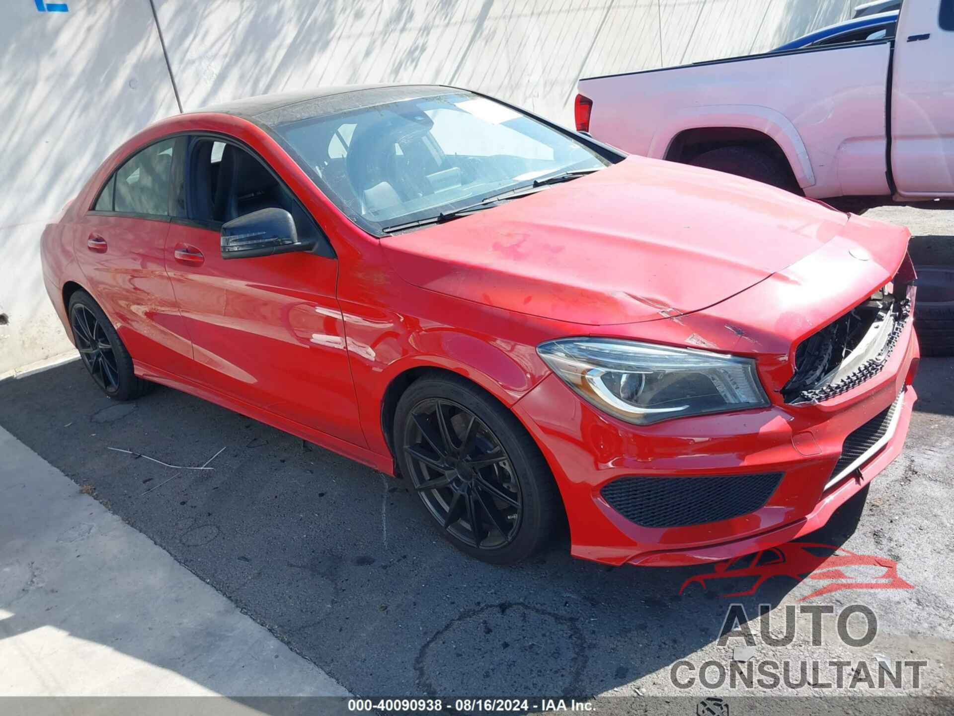 MERCEDES-BENZ CLA 250 2016 - WDDSJ4EBXGN337365