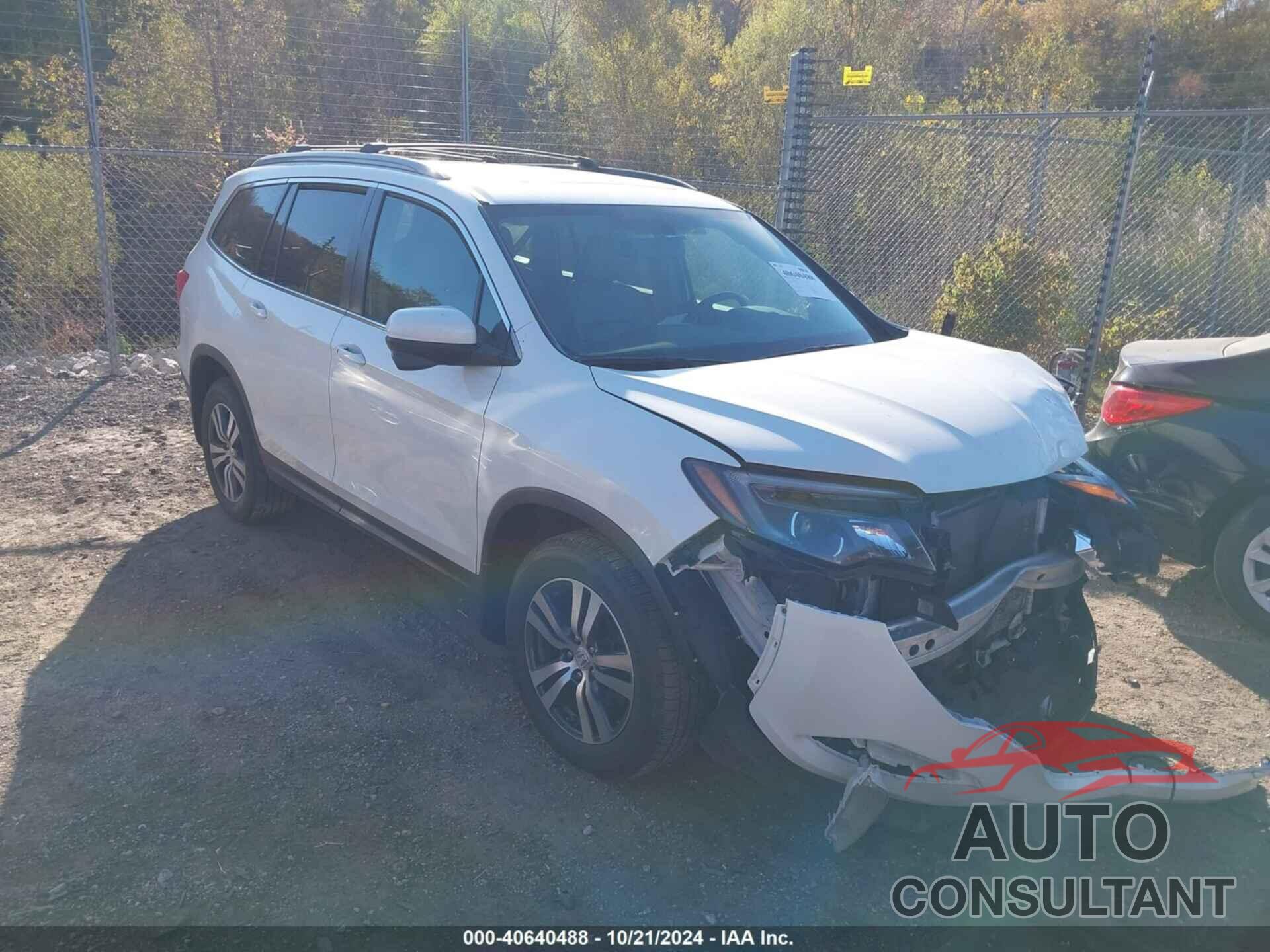 HONDA PILOT 2016 - 5FNYF6H50GB020524