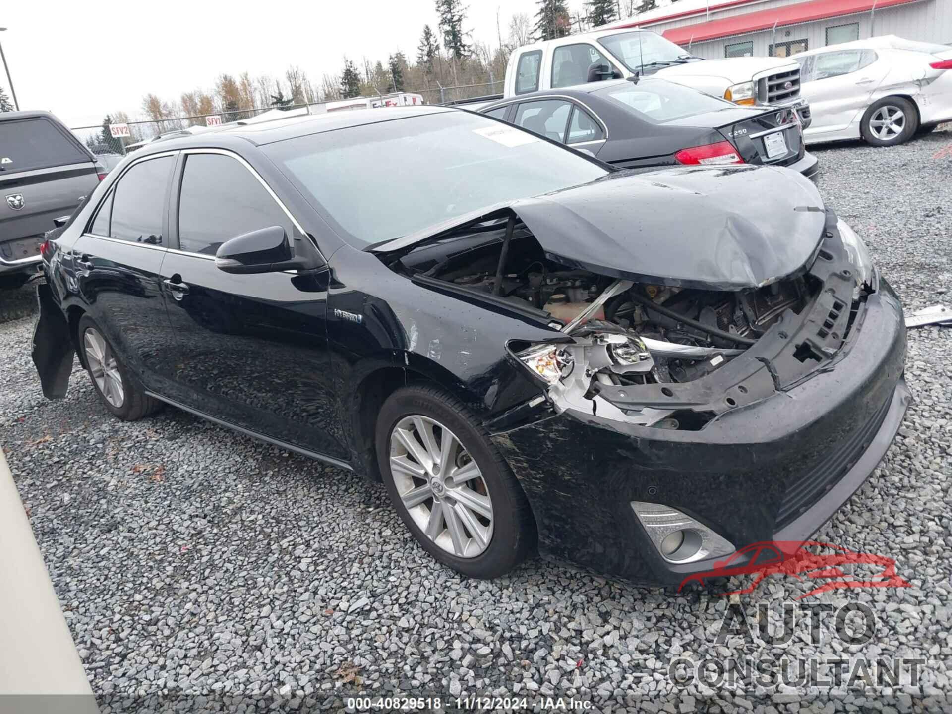 TOYOTA CAMRY HYBRID 2012 - 4T1BD1FKXCU023127