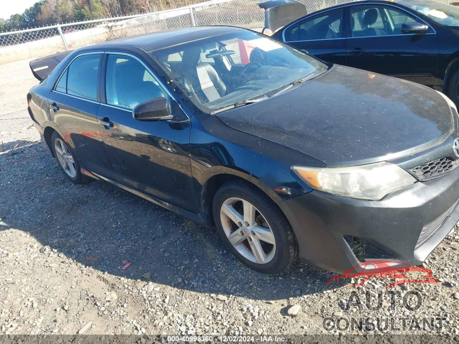 TOYOTA CAMRY 2012 - 4T1BF1FK6CU078488
