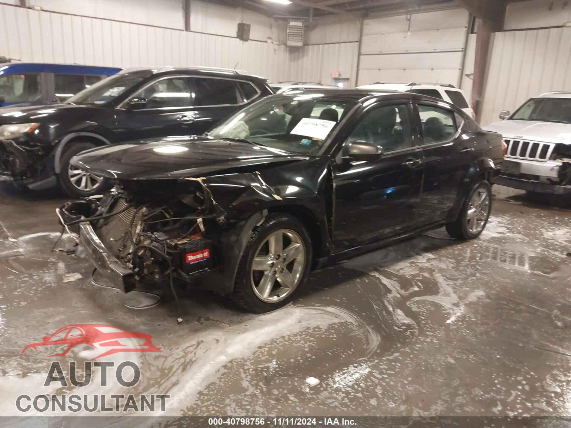 DODGE AVENGER 2011 - 1B3BD2FBXBN544627