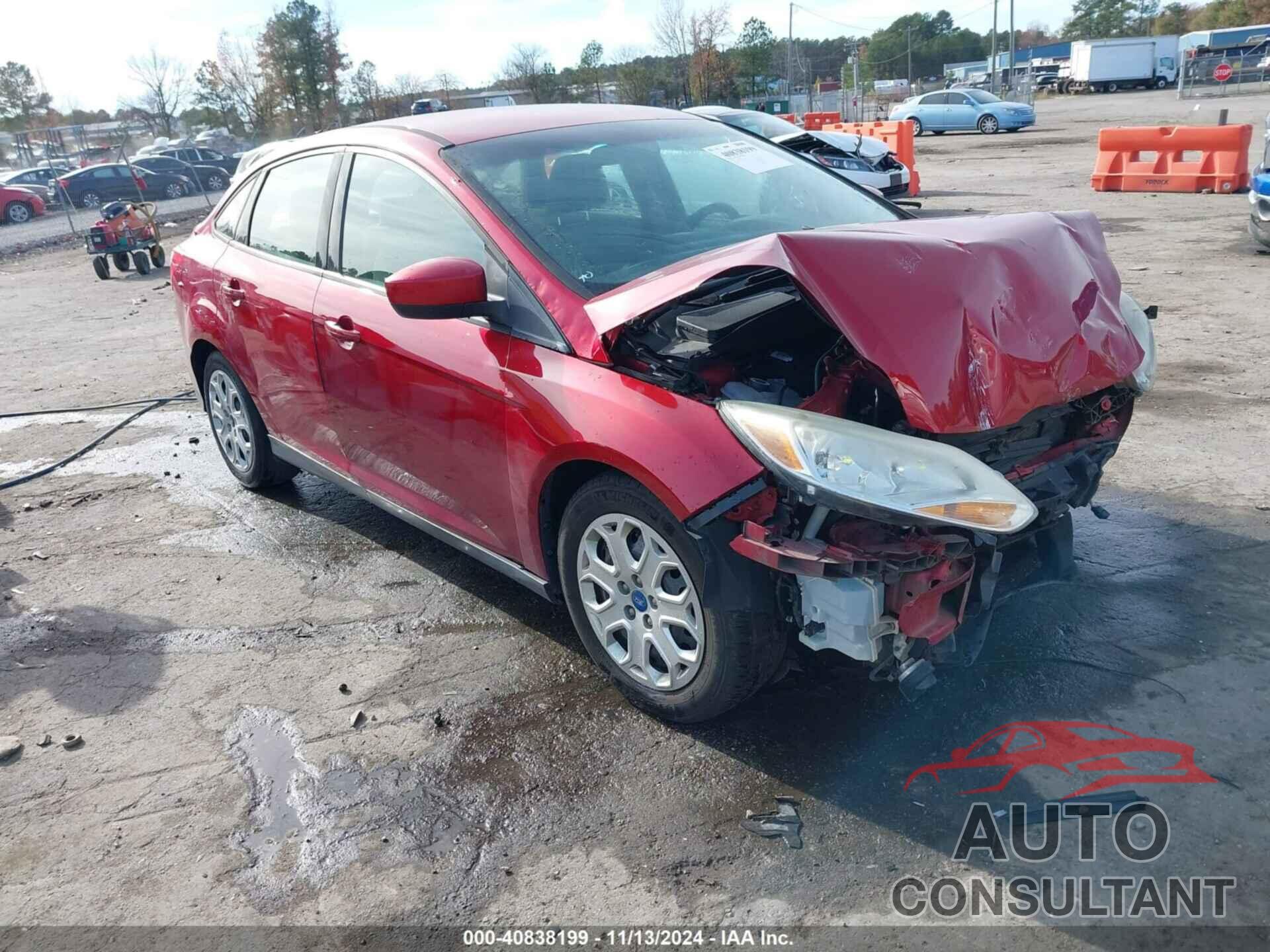 FORD FOCUS 2012 - 1FAHP3F21CL389555