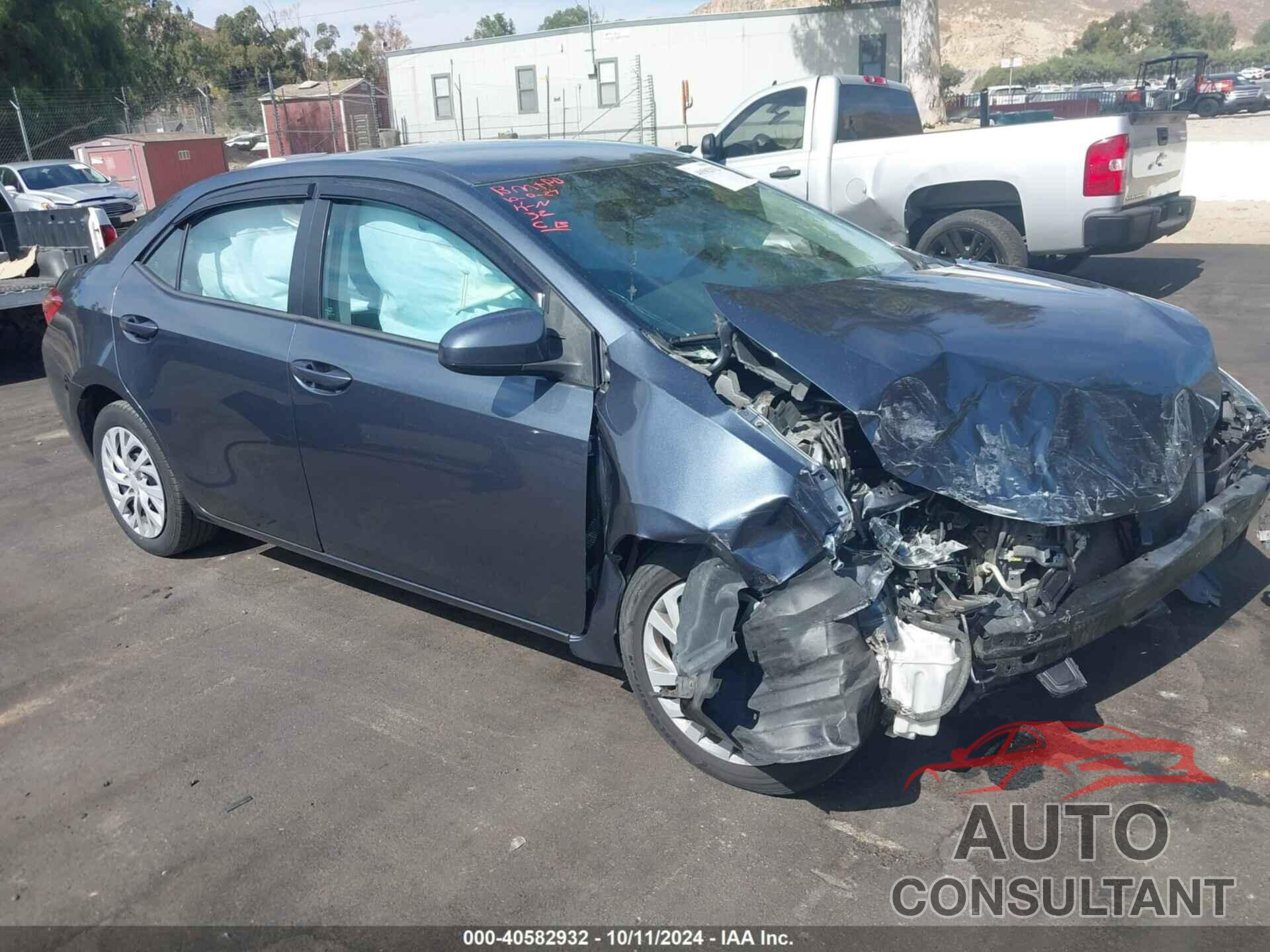TOYOTA COROLLA 2019 - 2T1BURHE2KC165610