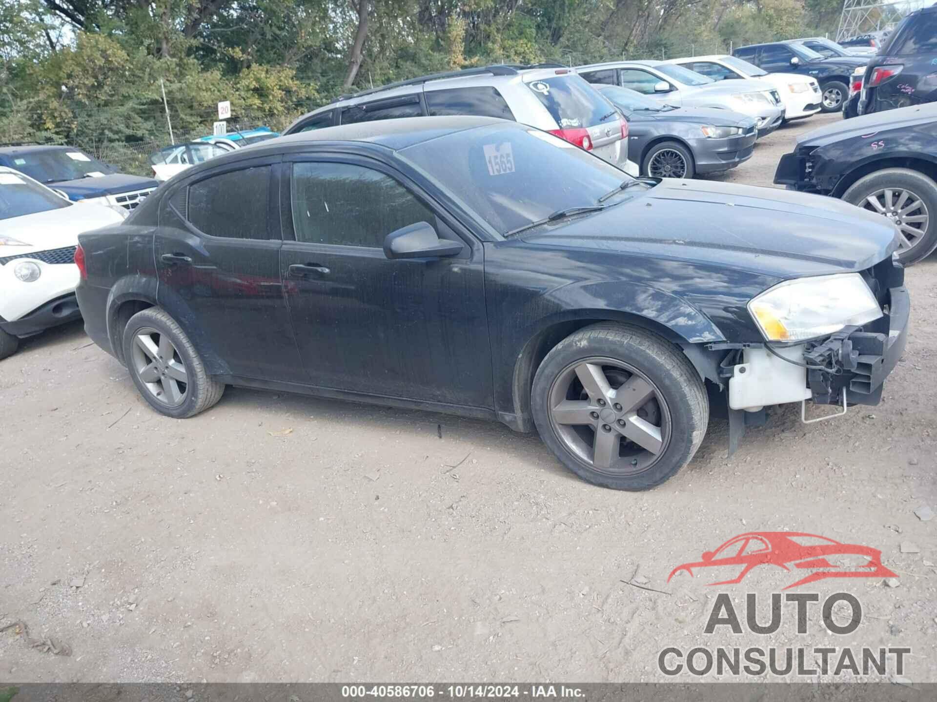 DODGE AVENGER 2012 - 1C3CDZCB2CN313226