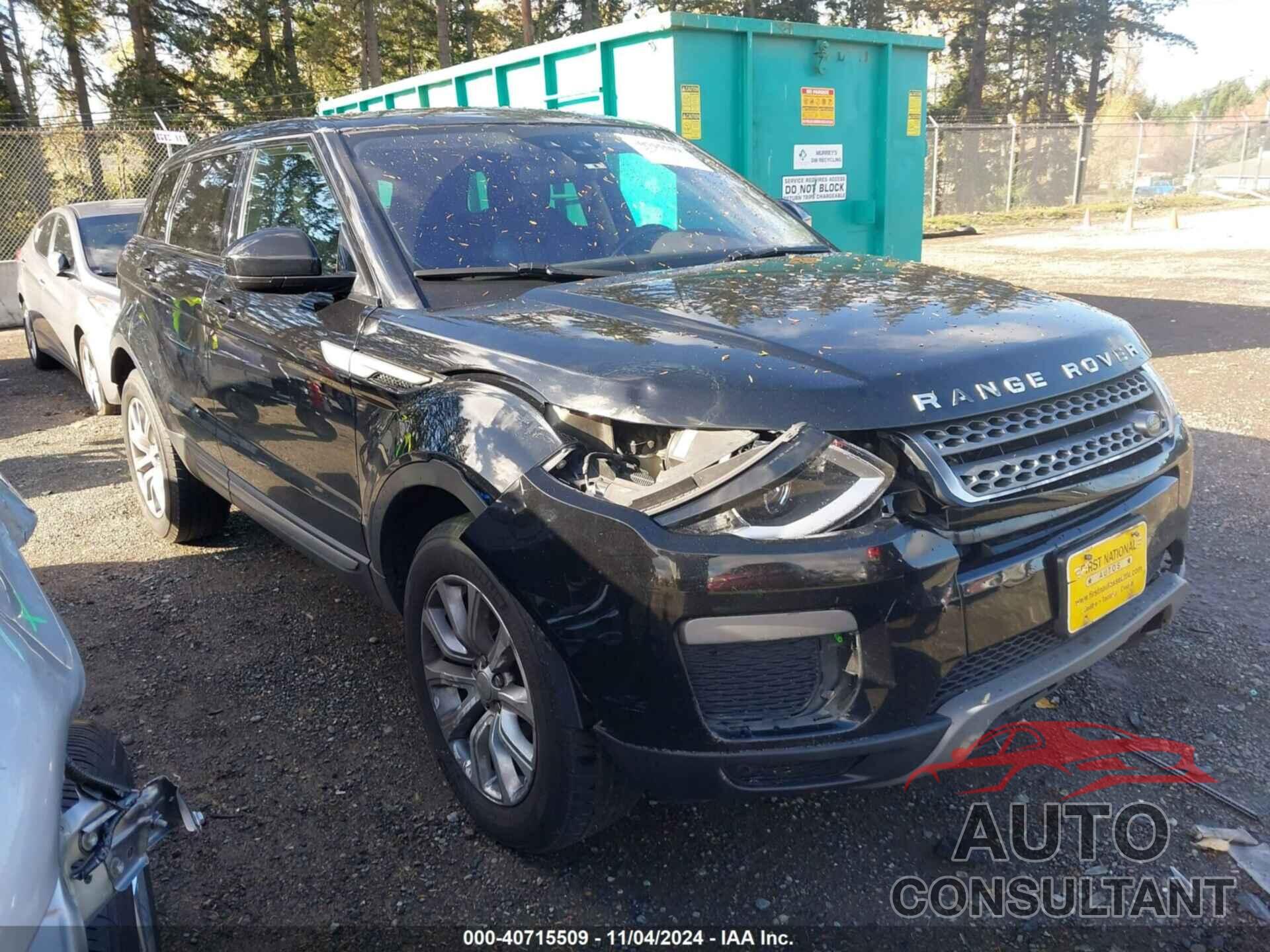LAND ROVER RANGE ROVER EVOQUE 2017 - SALVP2BG8HH220029