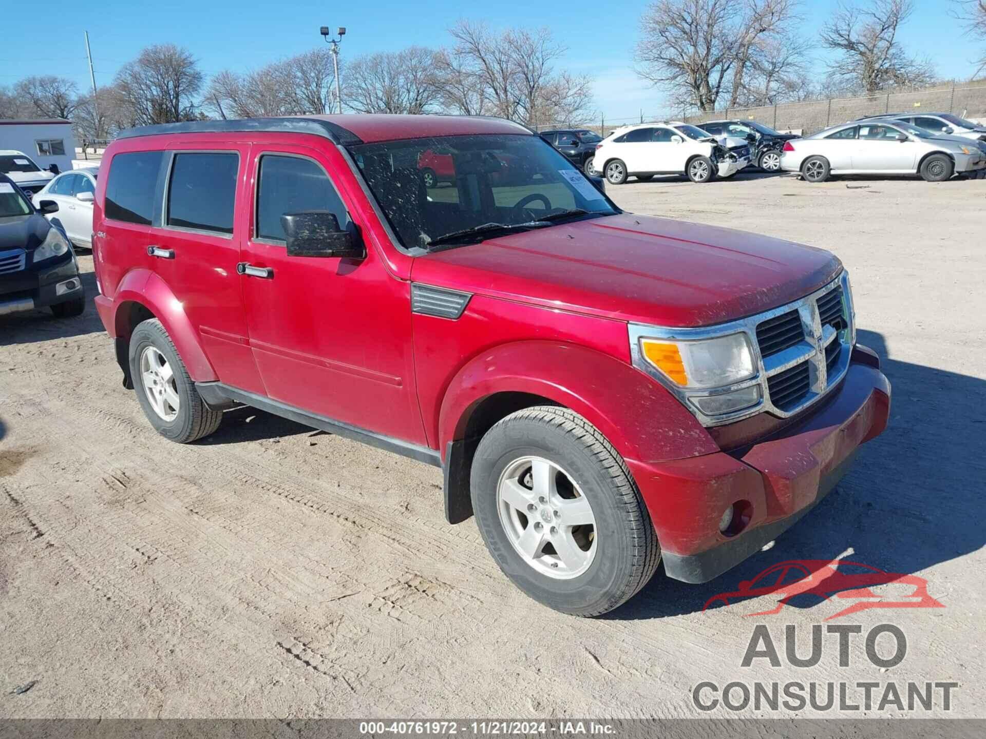 DODGE NITRO 2009 - 1D8GU28K09W504936