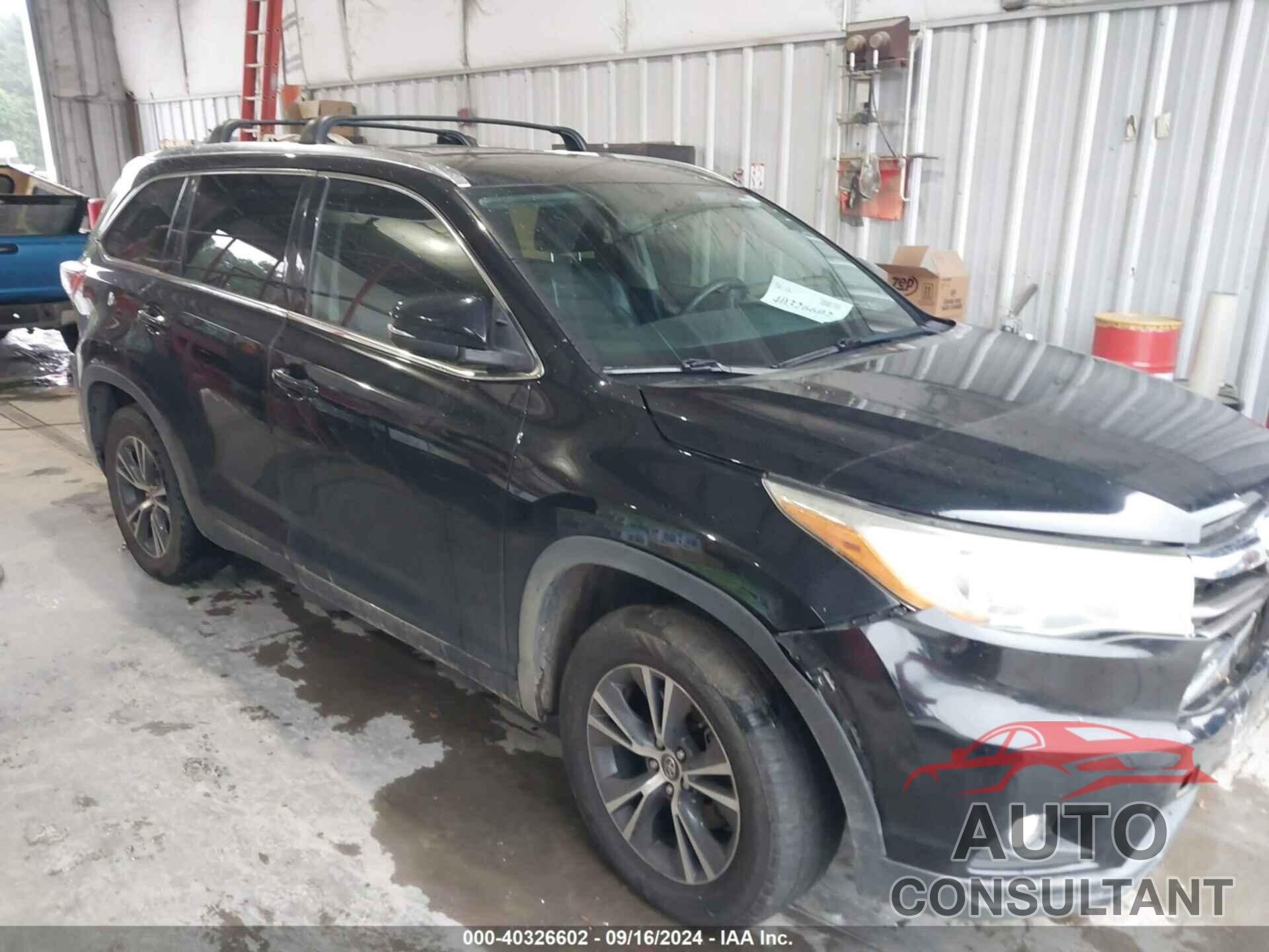 TOYOTA HIGHLANDER 2016 - 5TDKKRFH2GS160649