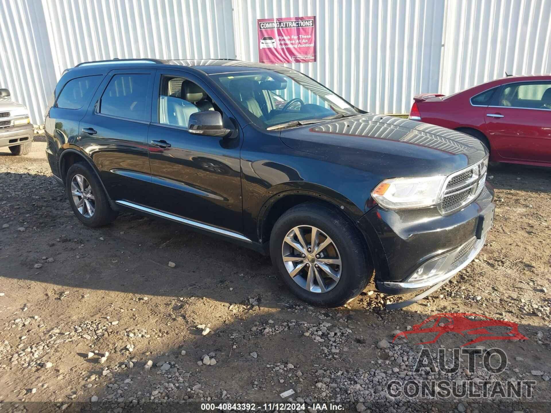DODGE DURANGO 2015 - 1C4RDHDG6FC743030