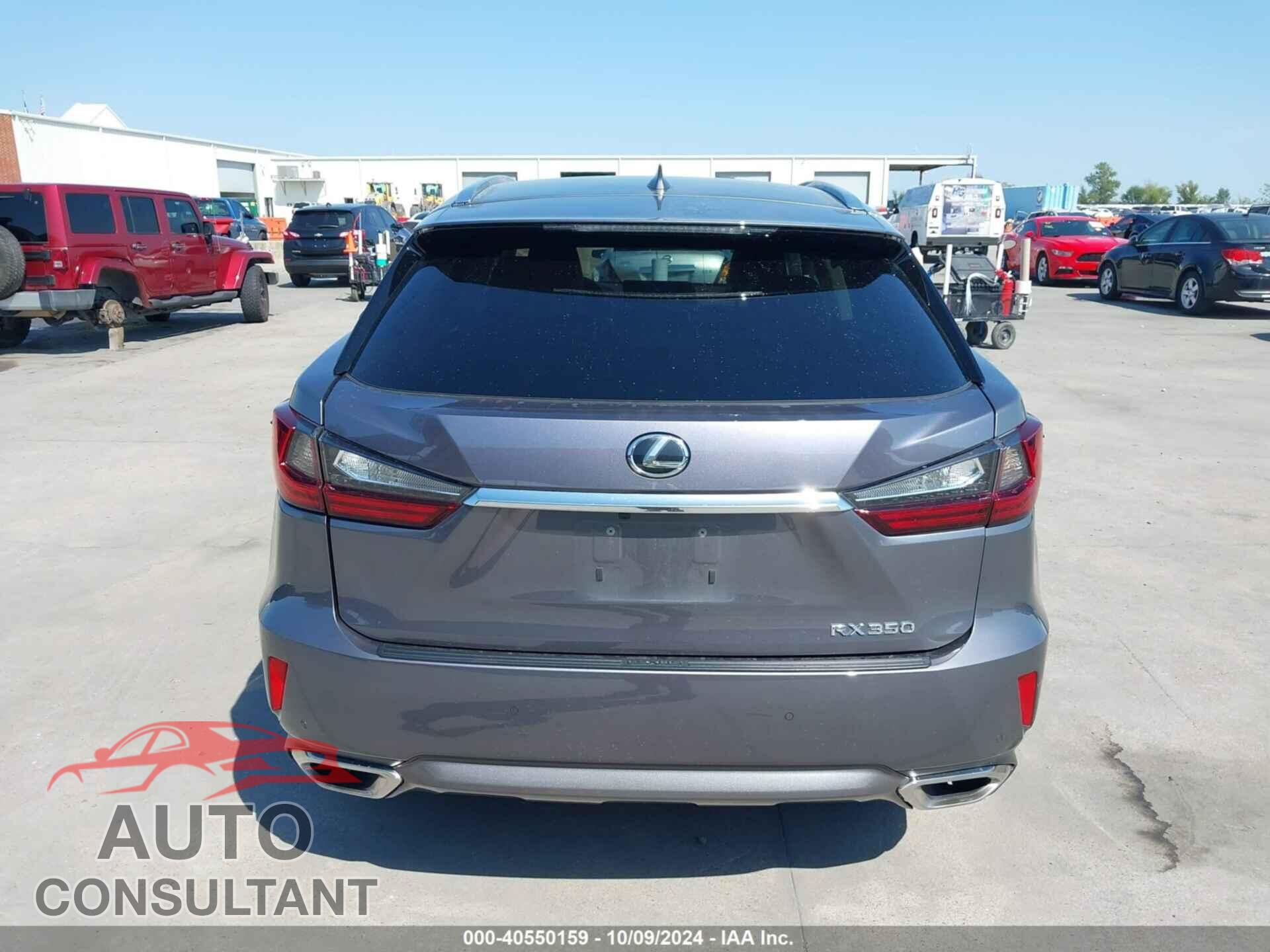 LEXUS RX 350 2017 - 2T2ZZMCA9HC080579