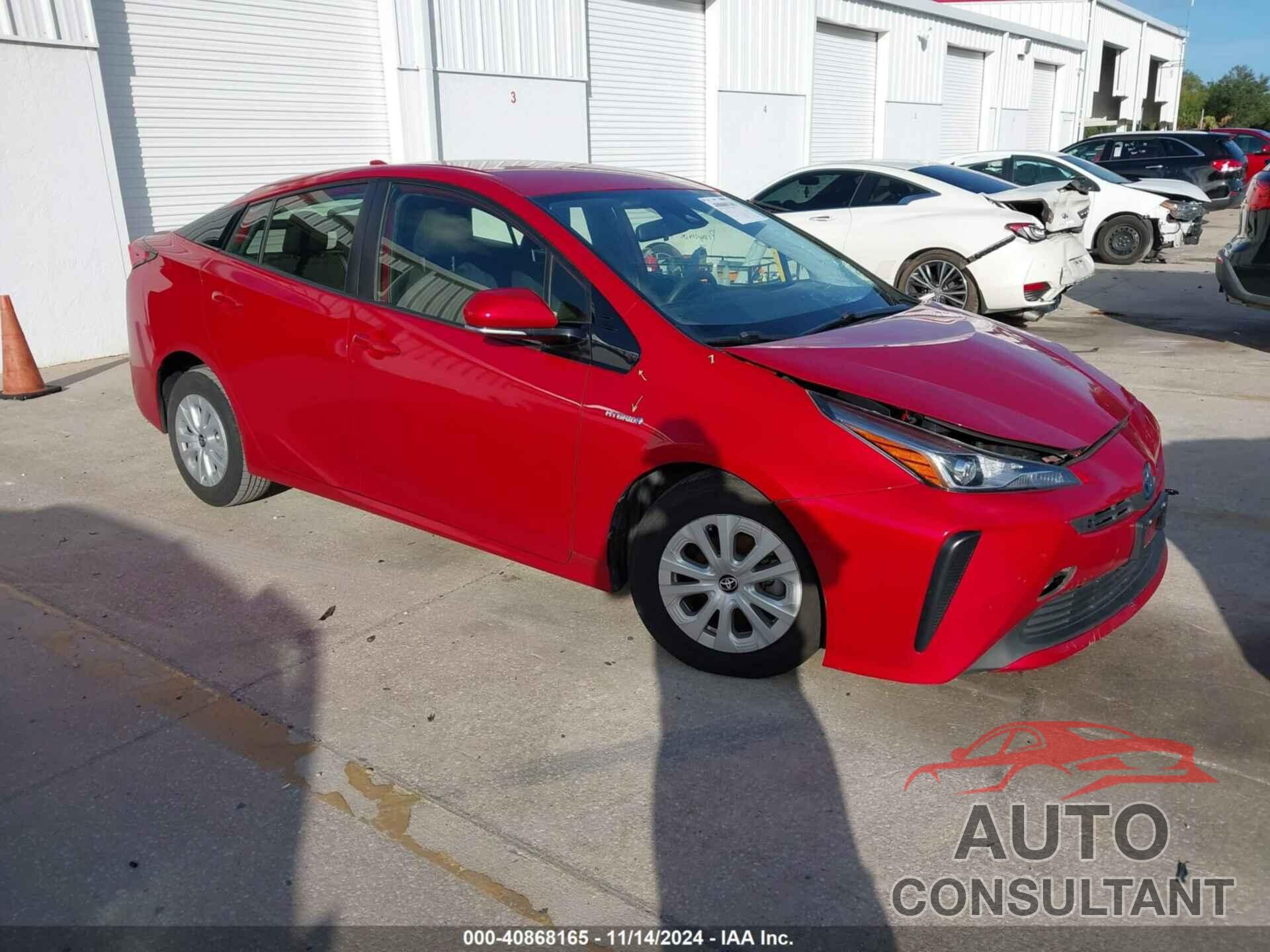 TOYOTA PRIUS 2019 - JTDKARFU1K3094332