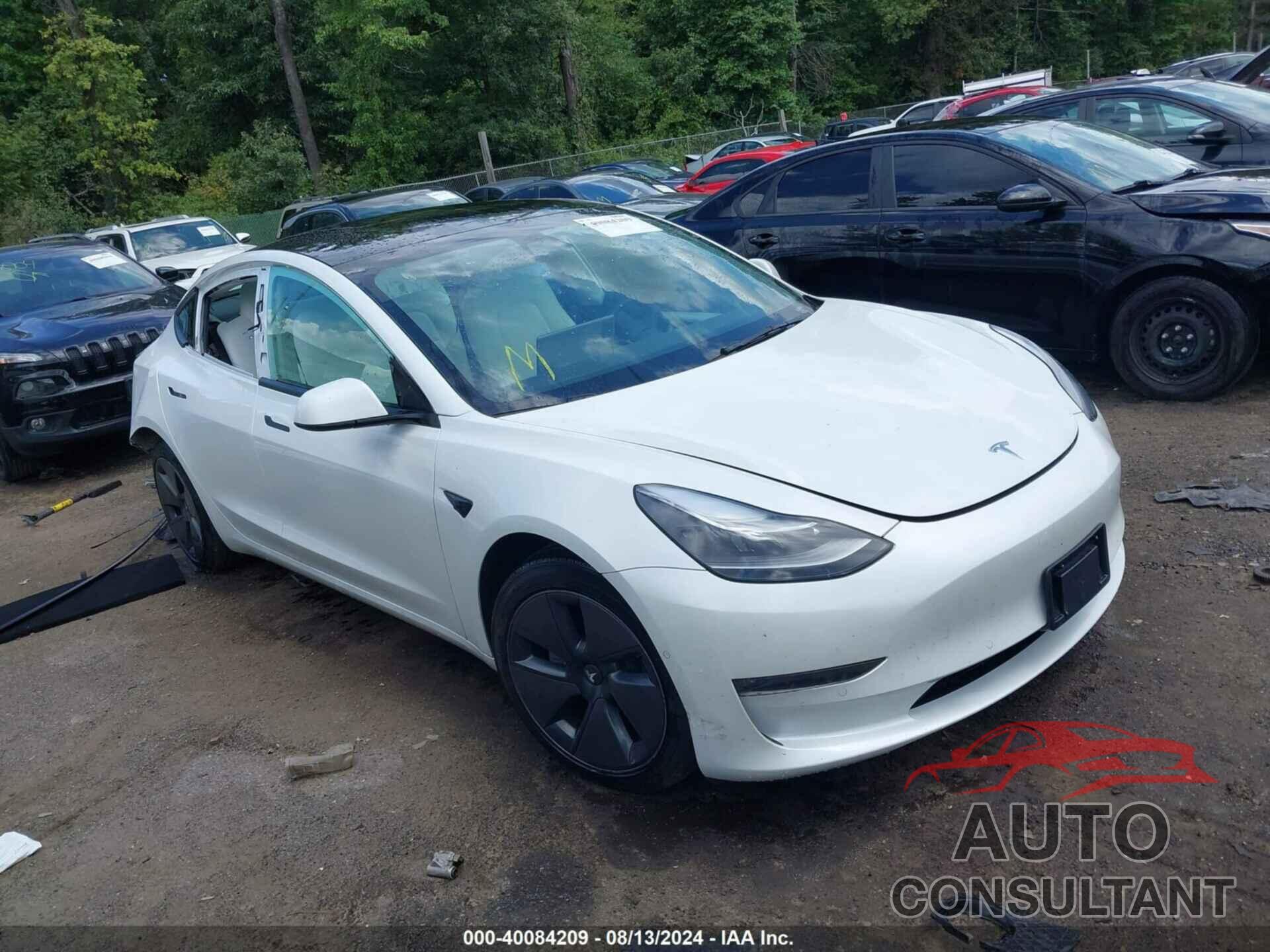 TESLA MODEL 3 2022 - 5YJ3E1EB4NF115546