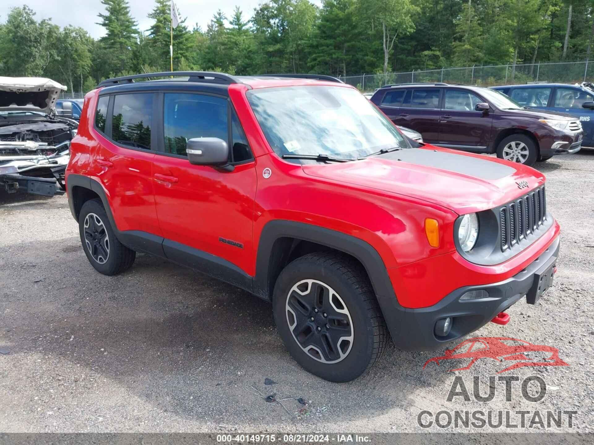 JEEP RENEGADE 2016 - ZACCJBCT3GPD12684