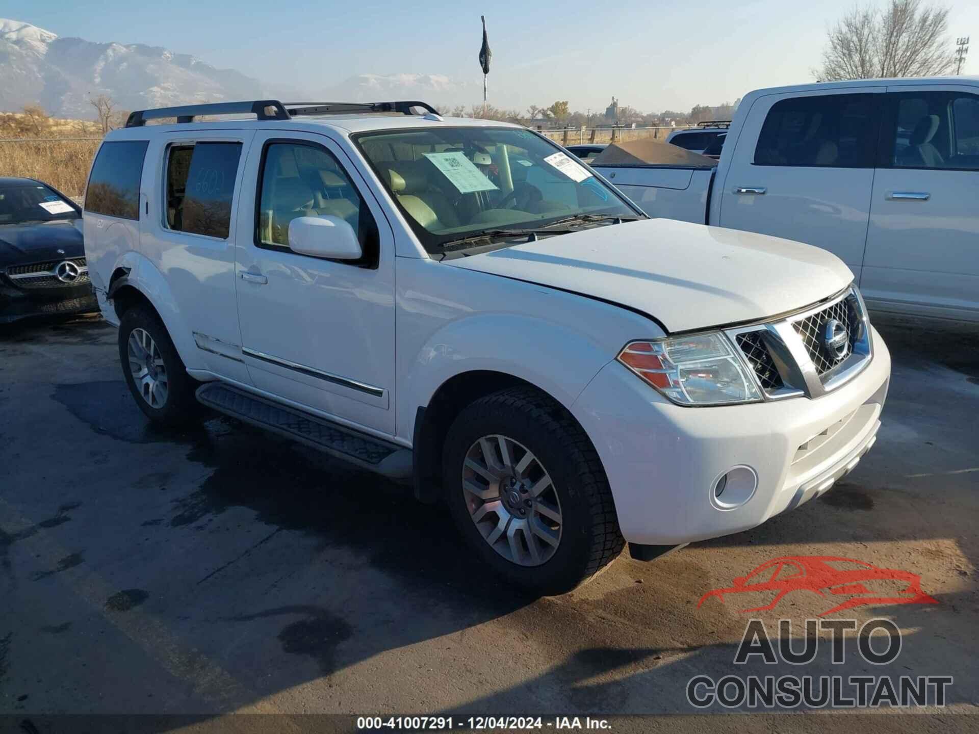 NISSAN PATHFINDER 2011 - 5N1AR1NB9BC612091