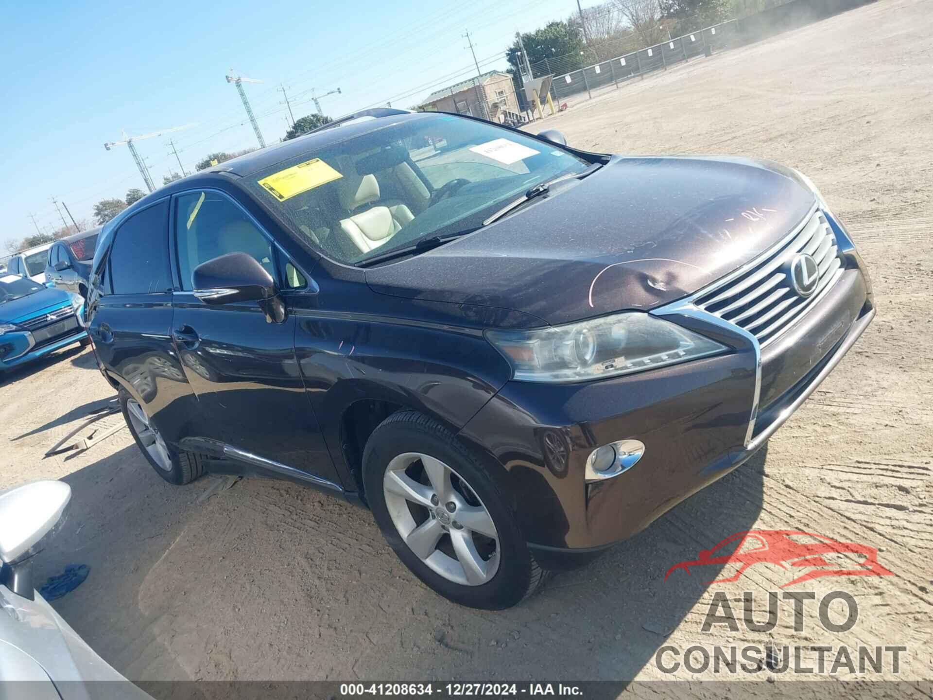 LEXUS RX 350 2013 - 2T2ZK1BA3DC089020