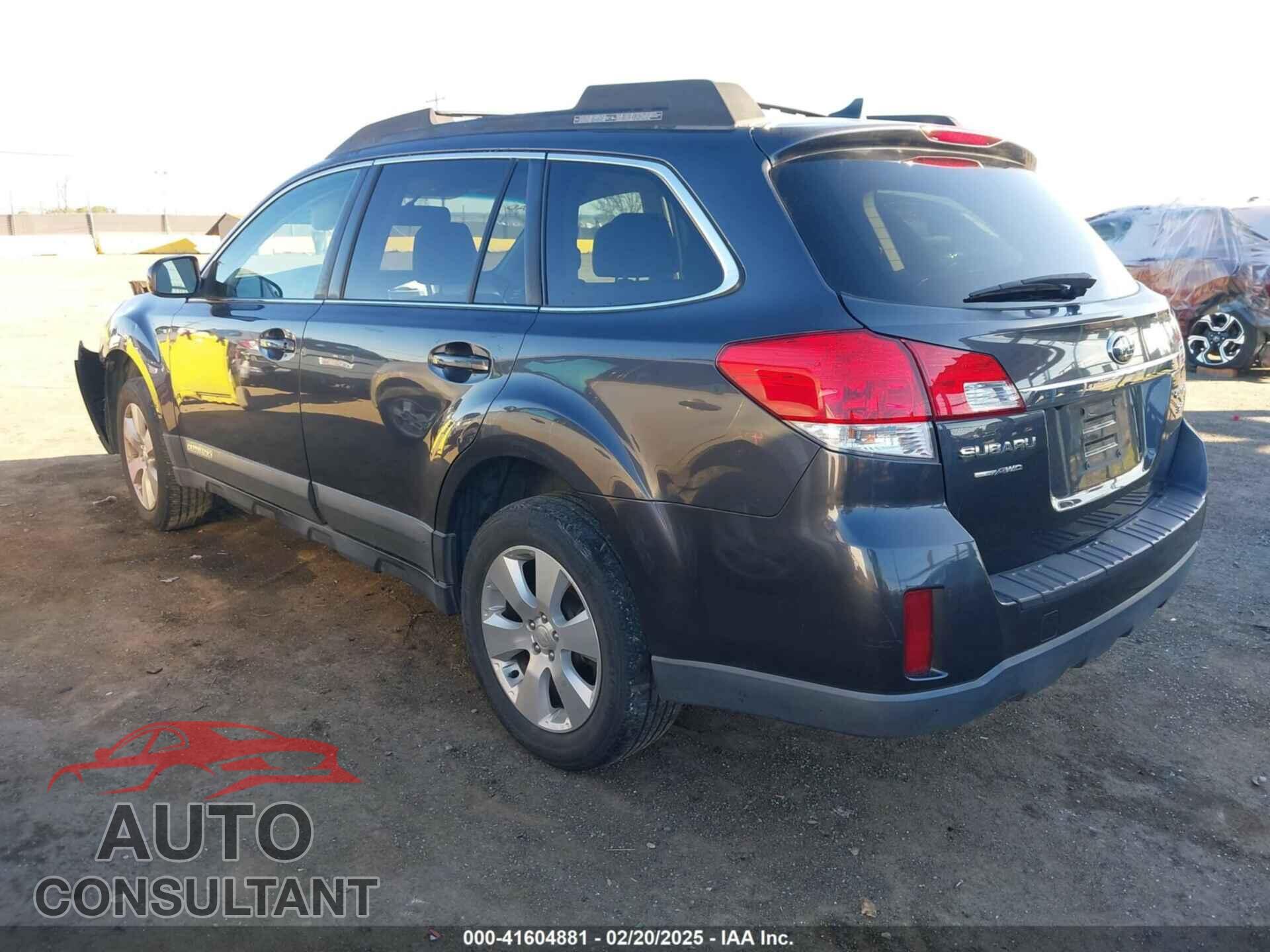 SUBARU OUTBACK 2011 - 4S4BRDKC1B2396892