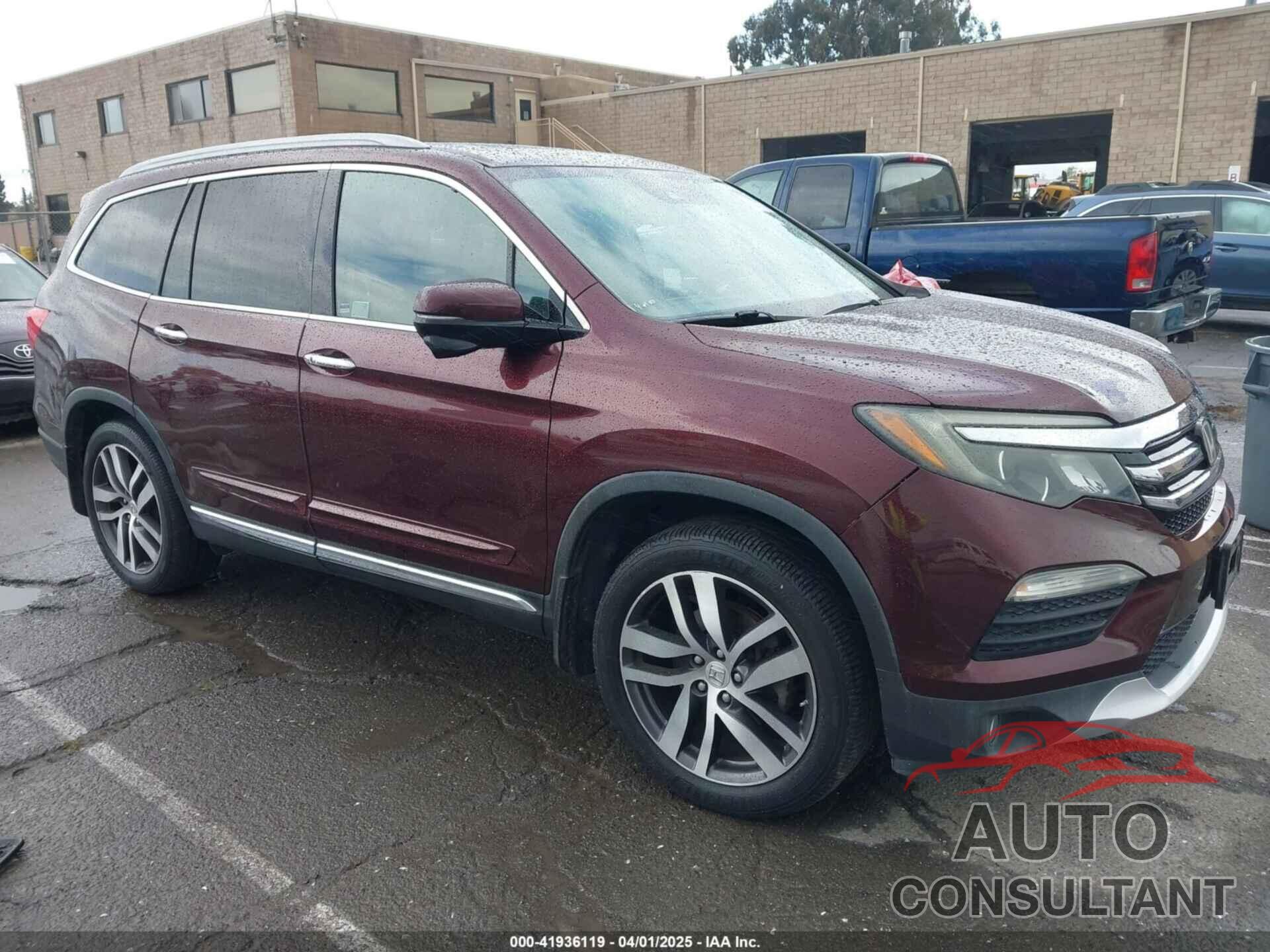 HONDA PILOT 2016 - 5FNYF6H92GB083952