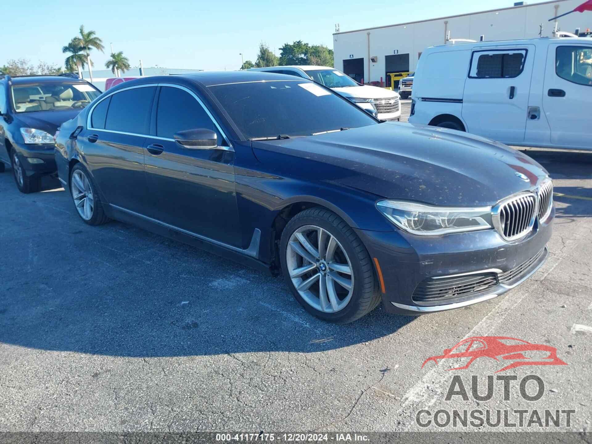 BMW 750I 2016 - WBA7F2C54GG421184