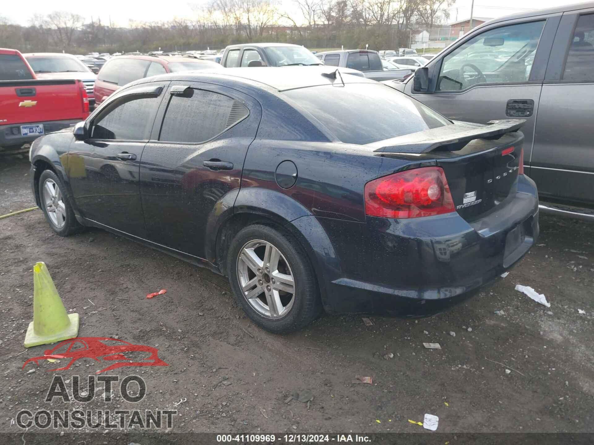 DODGE AVENGER 2012 - 1C3CDZCB0CN112666