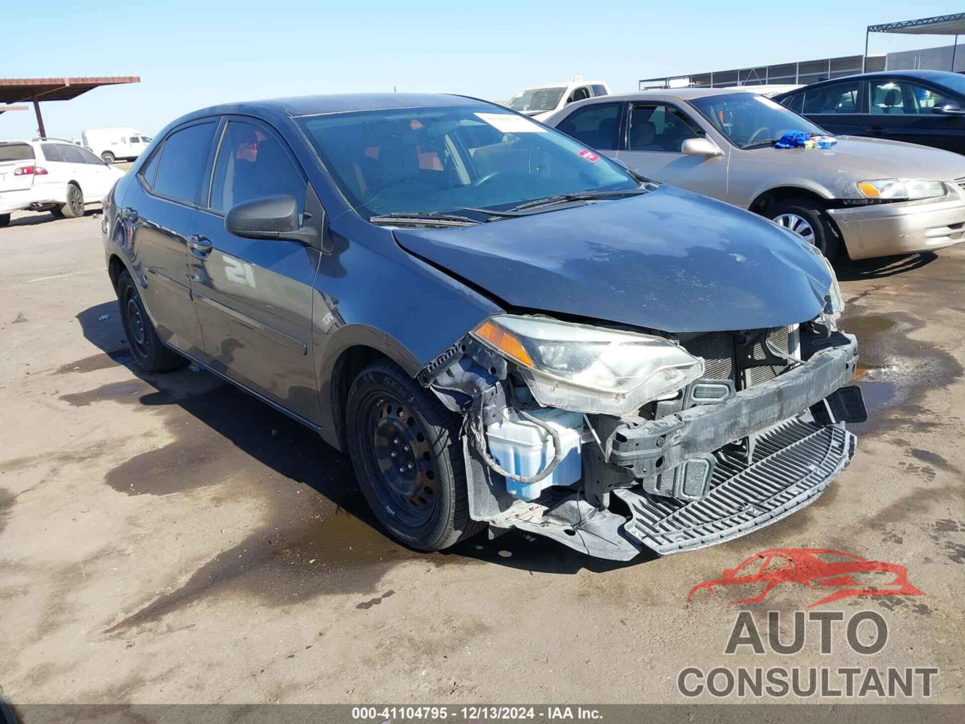 TOYOTA COROLLA 2015 - 5YFBURHE0FP184047