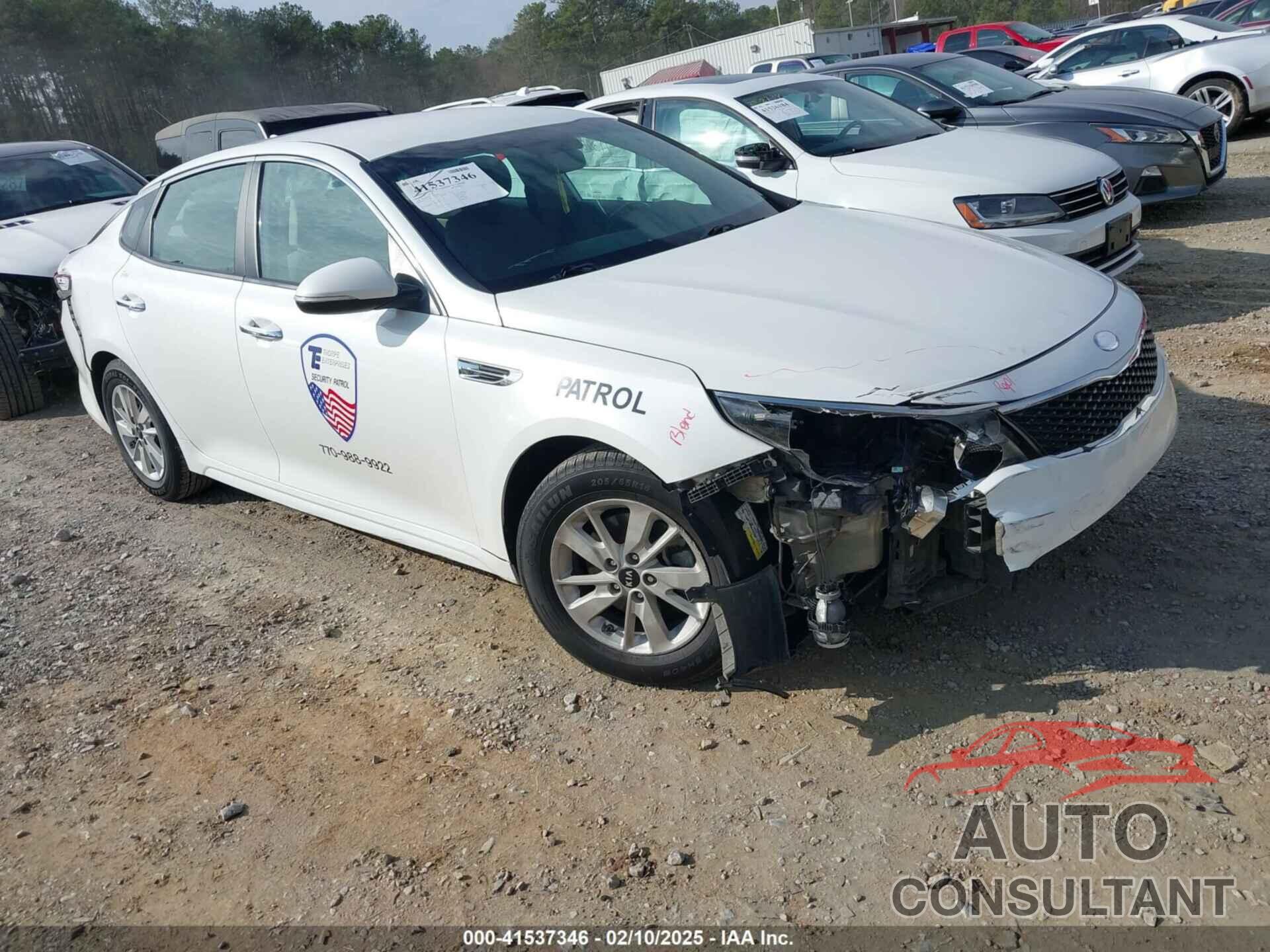KIA OPTIMA 2018 - KNAGT4L33J5217126