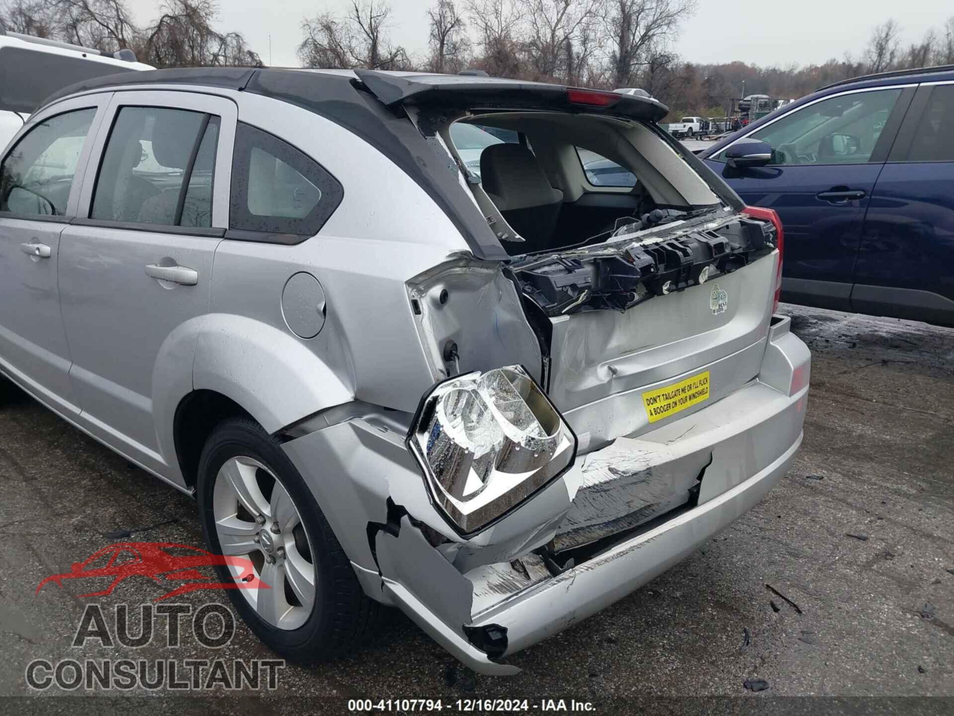 DODGE CALIBER 2012 - 1C3CDWDA8CD535005