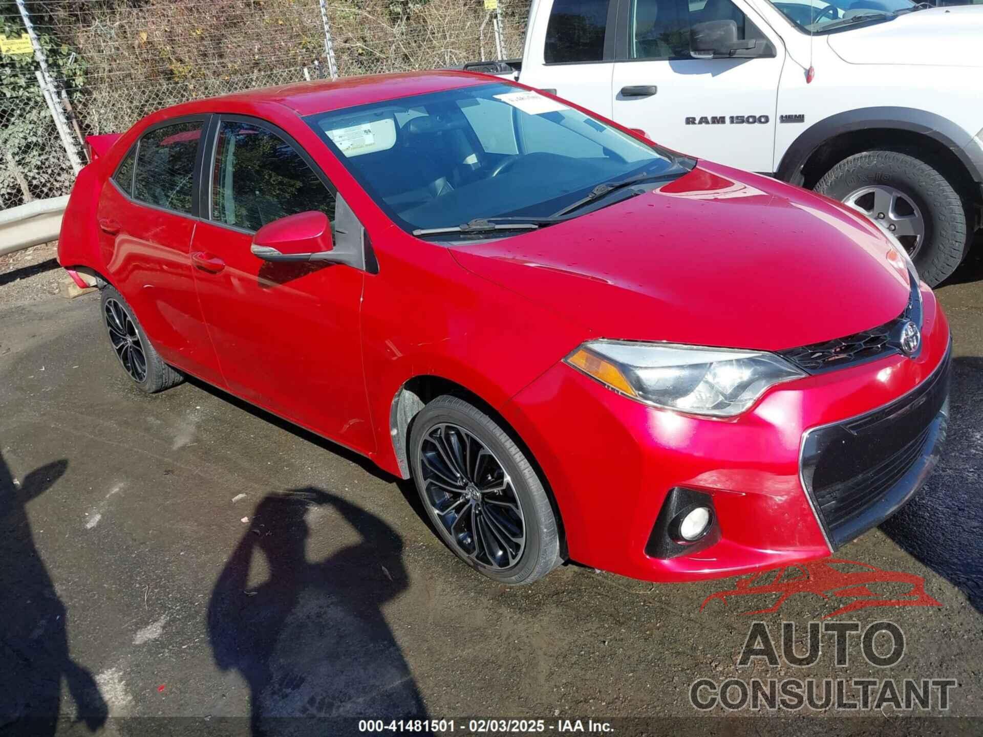 TOYOTA COROLLA 2016 - 2T1BURHE0GC706158