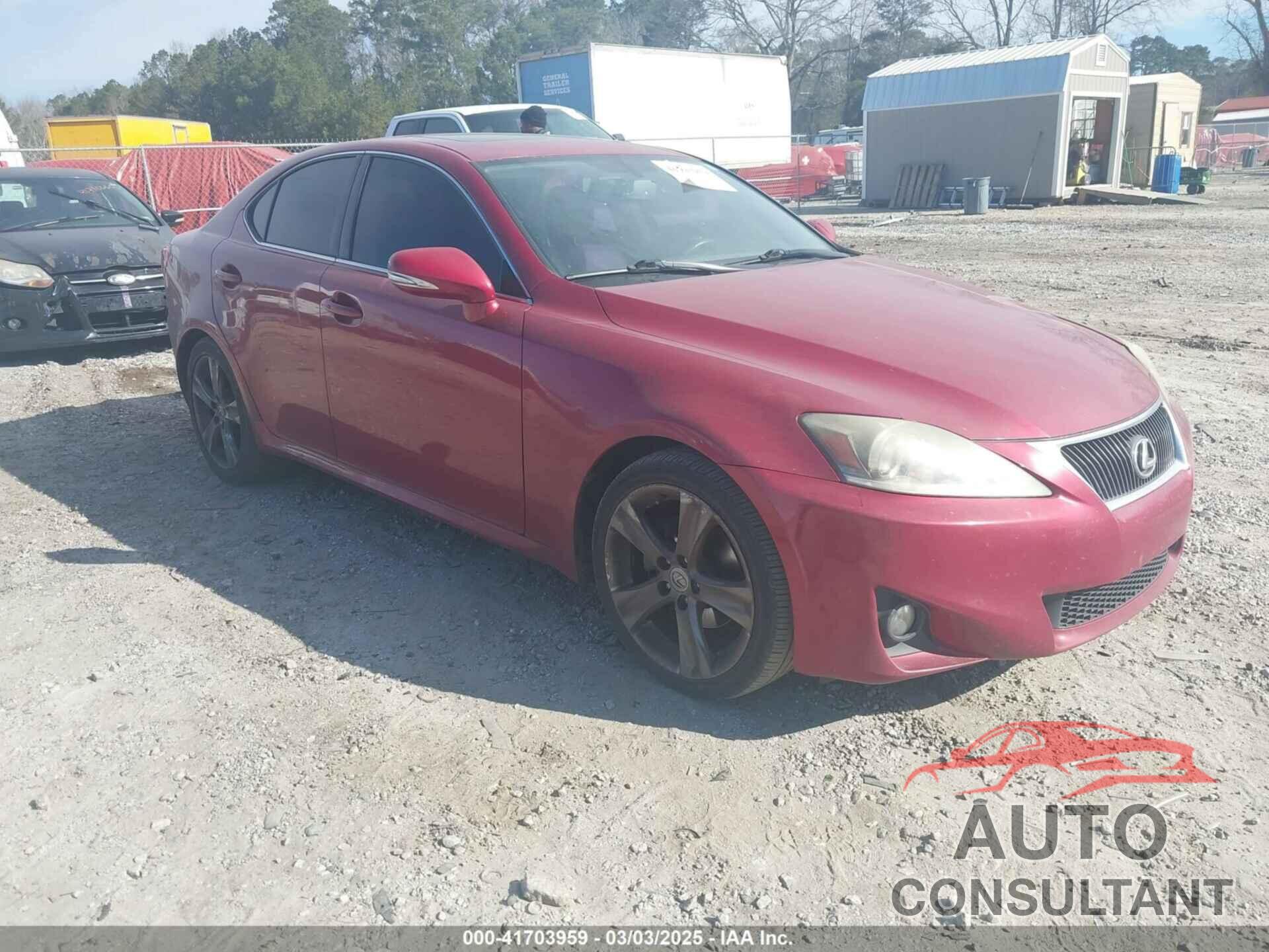 LEXUS IS 250 2012 - JTHBF5C23C5178895