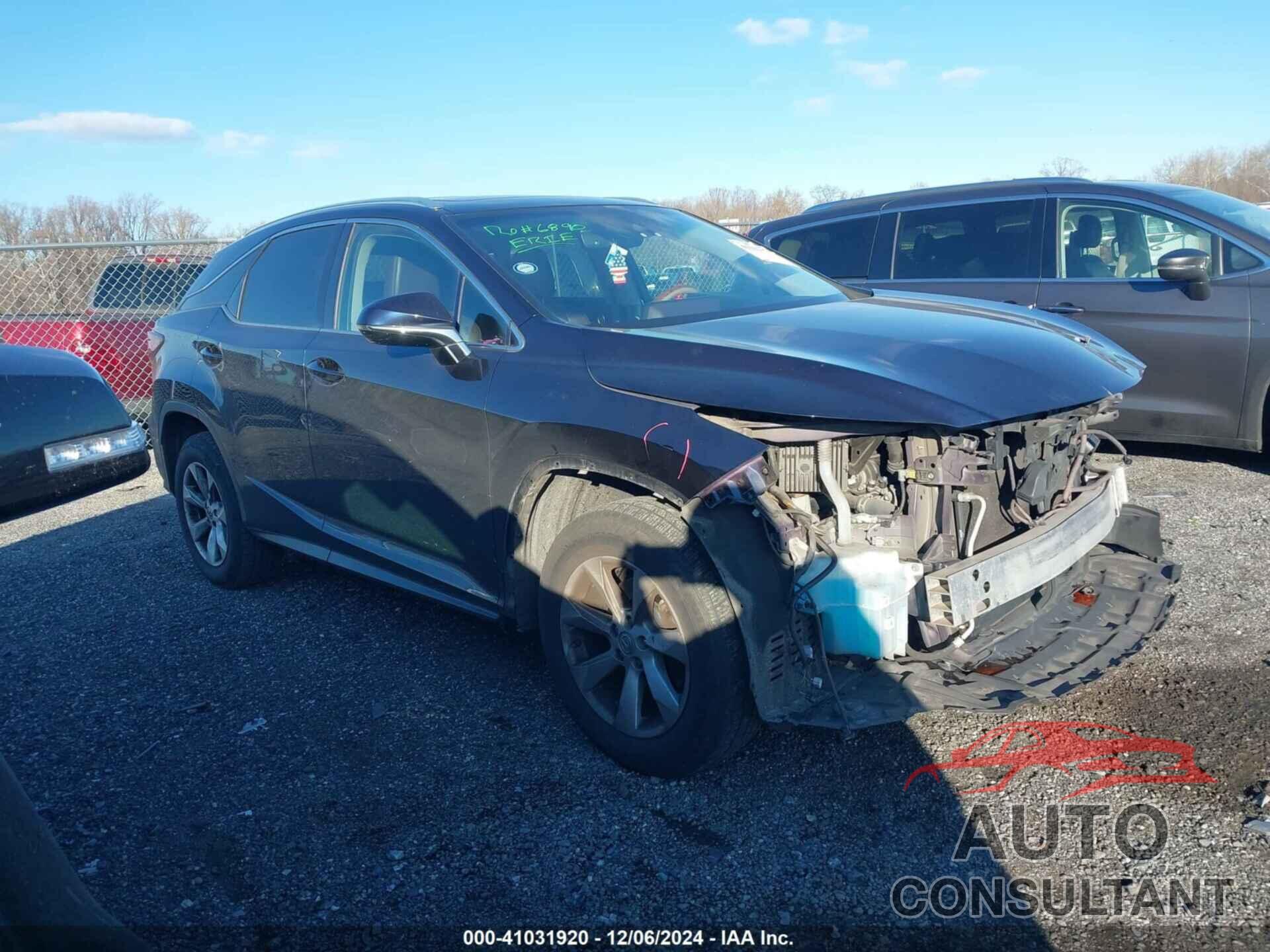 LEXUS RX 350 2017 - 2T2BZMCA0HC099989